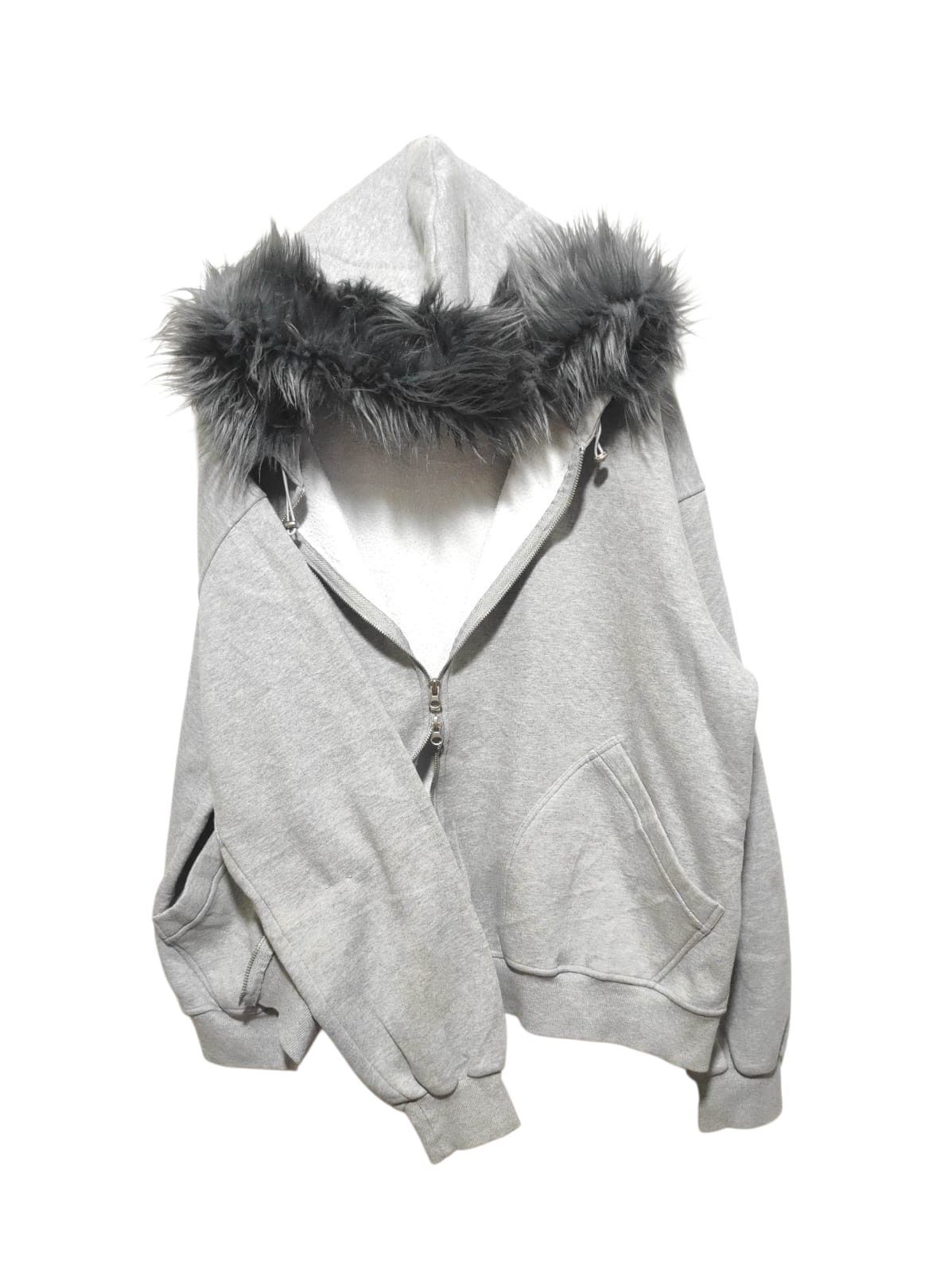 Japanese Brand Jackpot boxy double zip fur hoodie ifsix LGB style Size US L / EU 52-54 / 3 - 1 Thumbnail