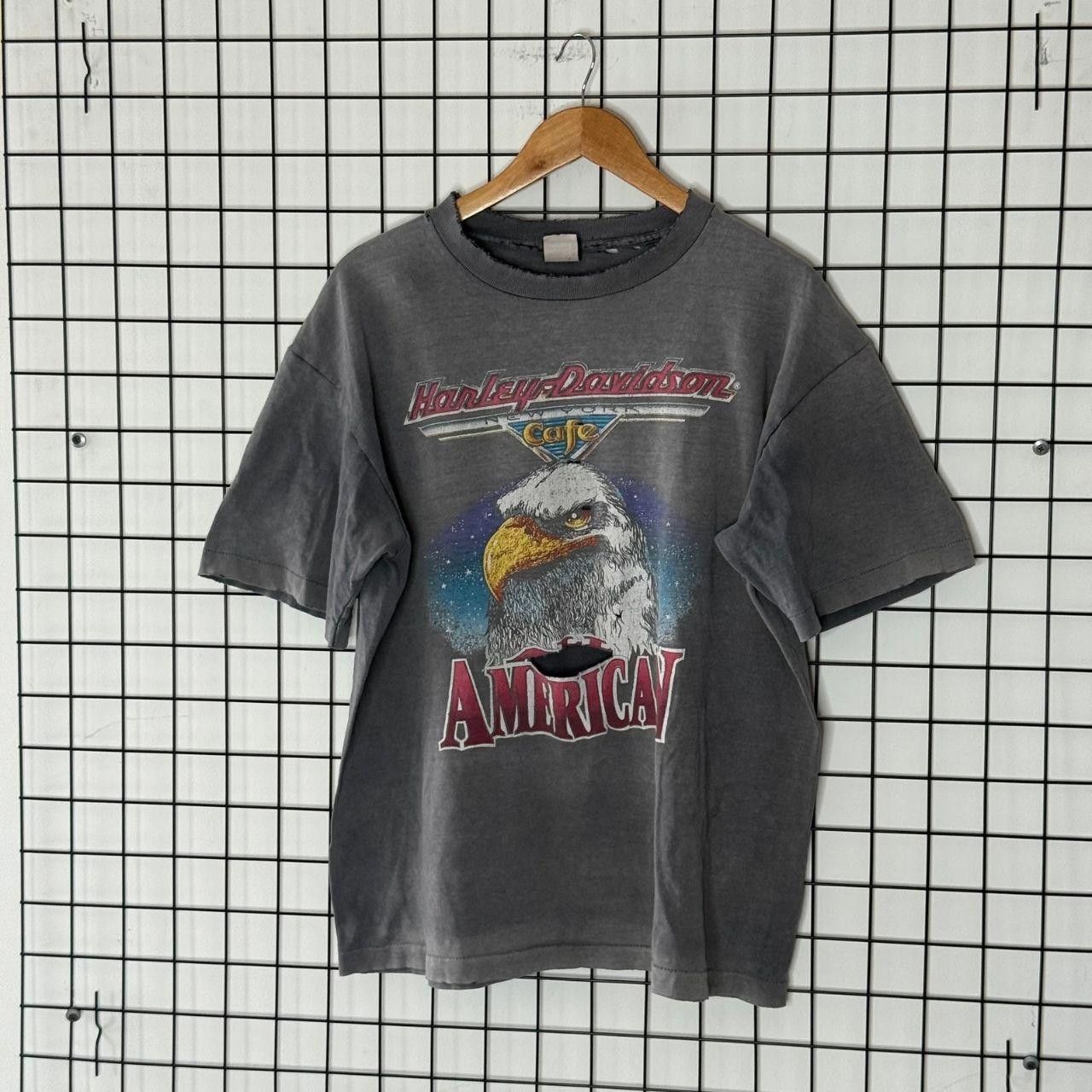 Harley Davidson Harley Davidson 90s Graphic Tee Eagle T shirt Thrashed Size US L / EU 52-54 / 3 - 2 Thumbnail