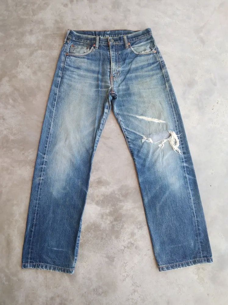 Vintage 60s LVC 502 XX Levi's Big E Japan Selvedge Redline