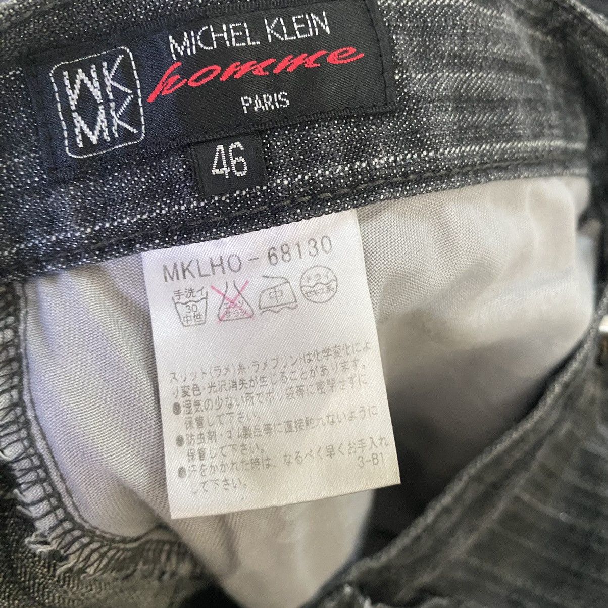 Michel Klein MK Klein Denim Striped General Worker Jeans Size US 30 / EU 46 - 21 Thumbnail