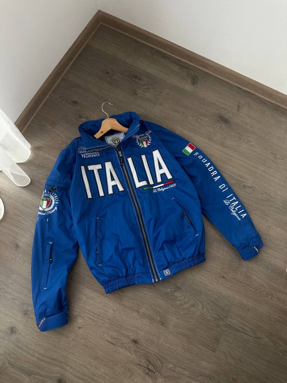Japanese Brand × Polo Ralph Lauren × Vintage Vintage Polo Ralph Lauren Style ITALIA 10 Blue Jacket Size US M / EU 48-50 / 2 - 9 Thumbnail