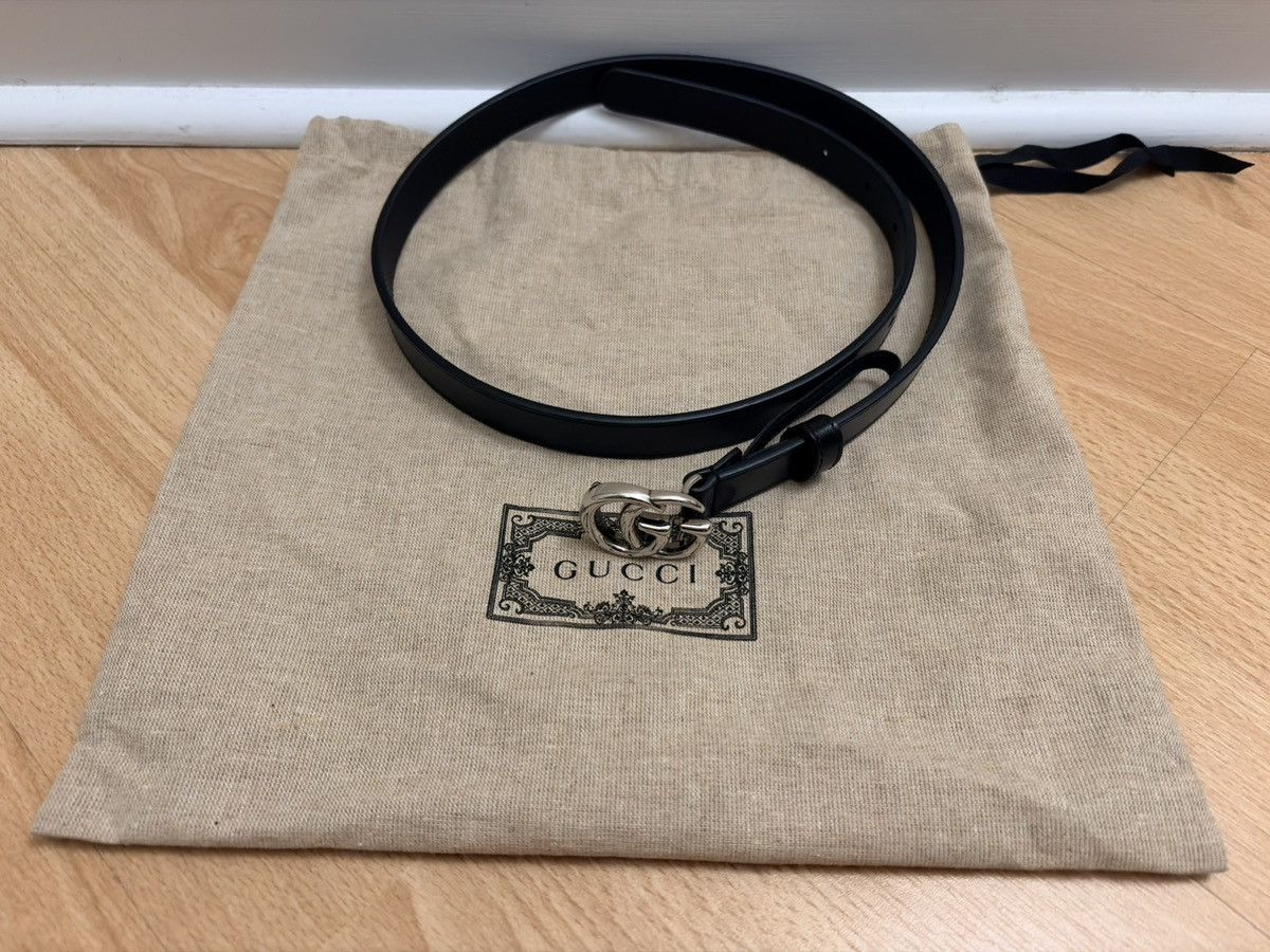 Gucci GG Marmont thin belt Size ONE SIZE - 1 Thumbnail