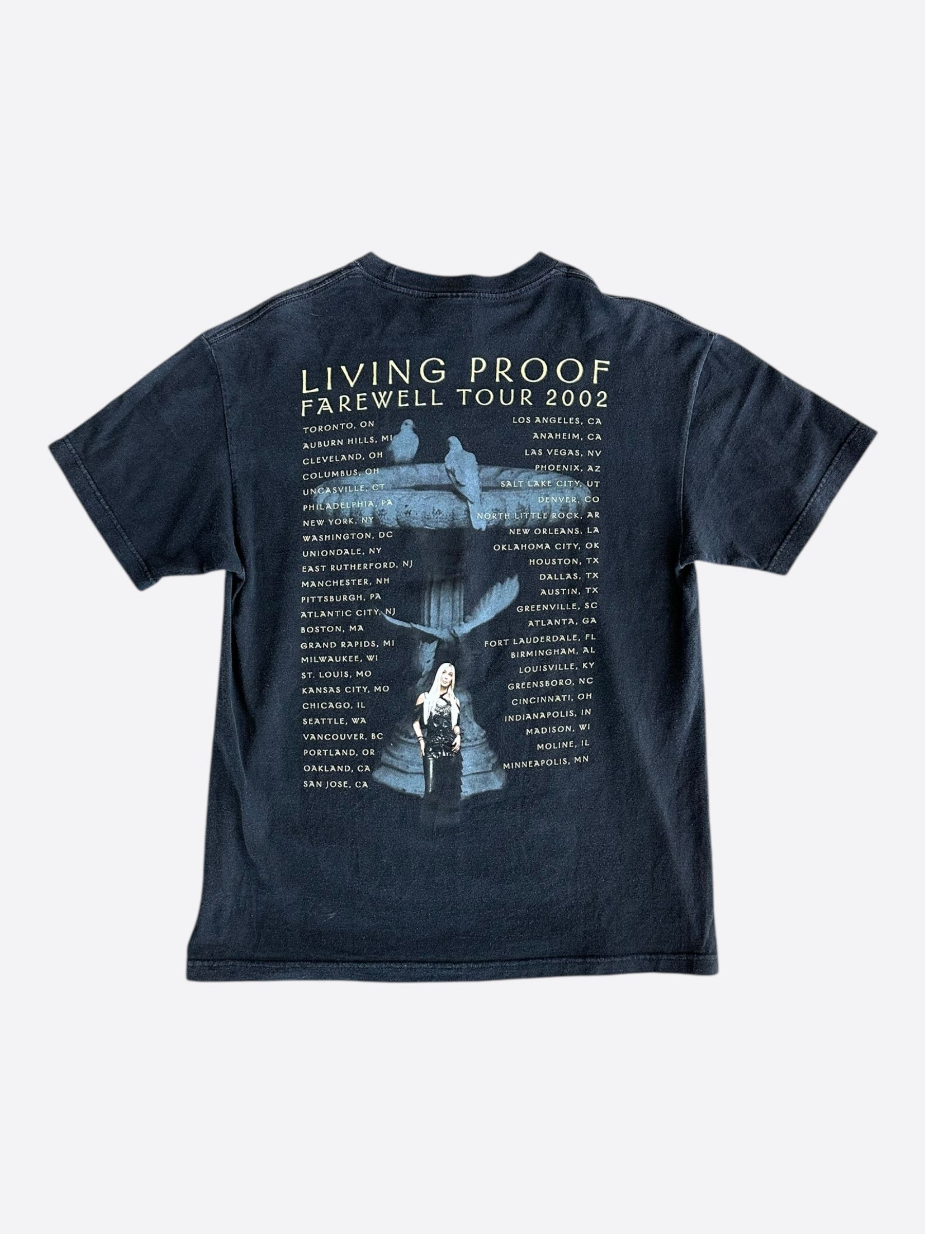 Vintage Vintage Black Cher Living Proof Farewell Tour T-Shirt Size US L / EU 52-54 / 3 - 2 Thumbnail