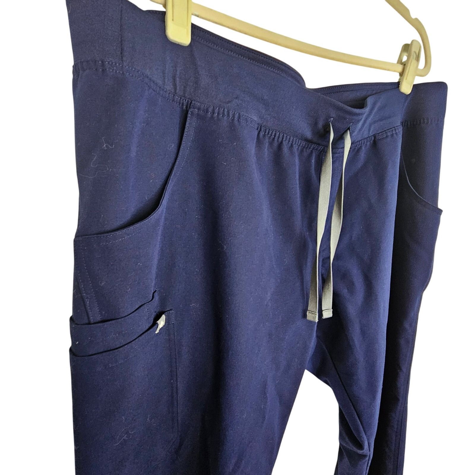 Figue Figs Scrub Pants Navy Blue Uniform Bottoms Work Pants XXL Size 42" / US 20 - 4 Thumbnail
