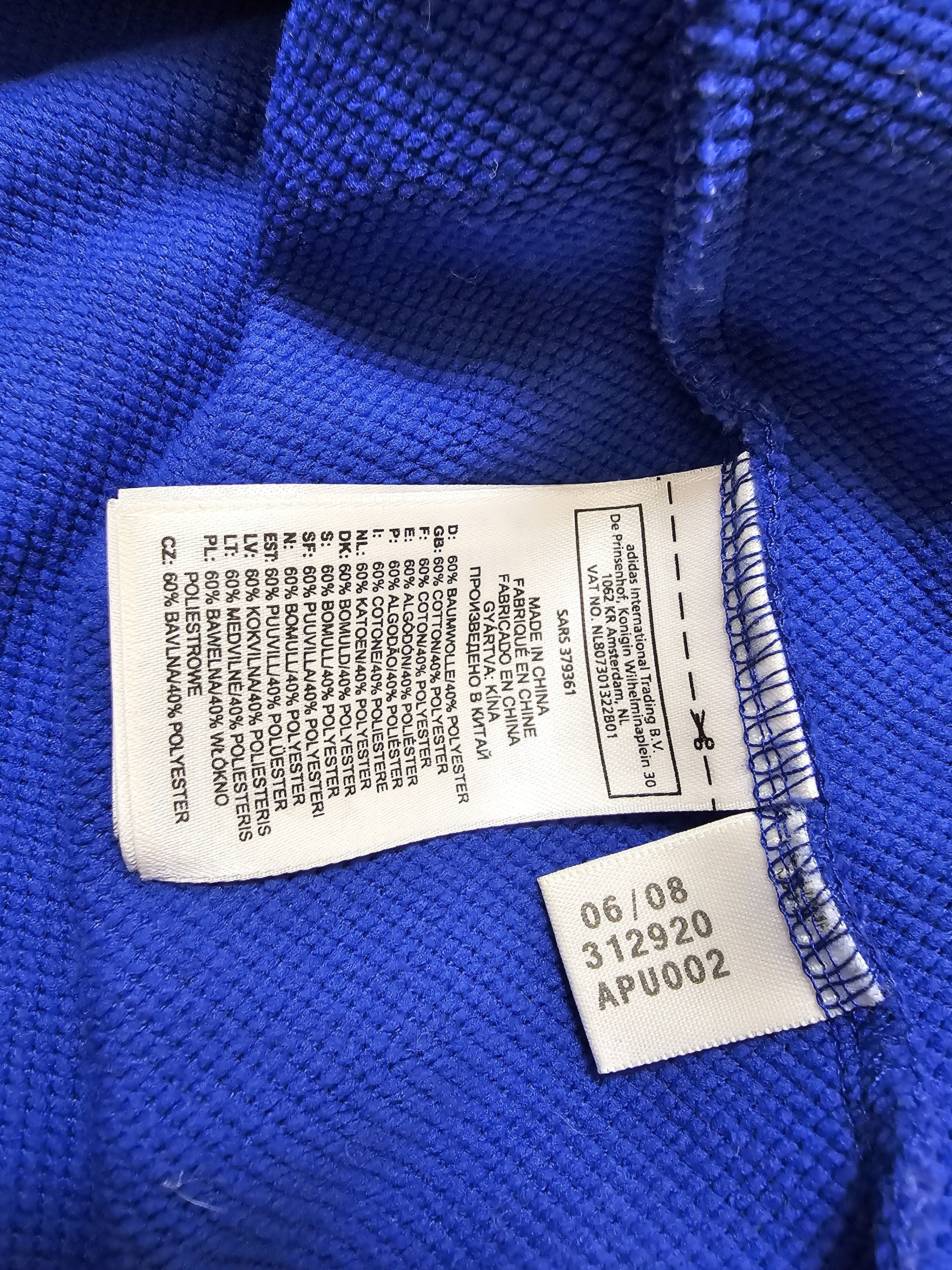 Adidas CHELSEA 2008 TRAINING JACKET FOOTBALL JACKET COTTON SOCCER Size US M / EU 48-50 / 2 - 11 Thumbnail