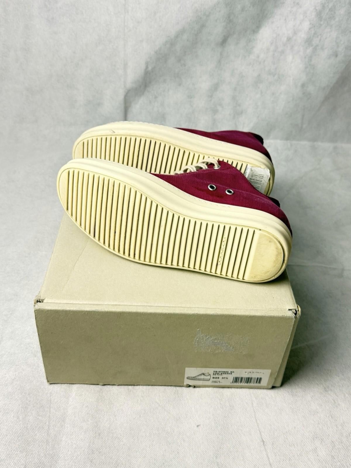 Rick Owens Rick Owens DRKSHDW Faded Low Sneakers SZ 37.5 Size US 7.5 / IT 37.5 - 6 Thumbnail