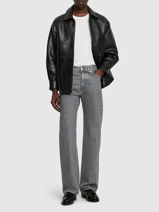 Sunflower o1lsvrm0425 Straight Twist Jeans in Washed Grey Size US 32 / EU 48 - 3 Thumbnail
