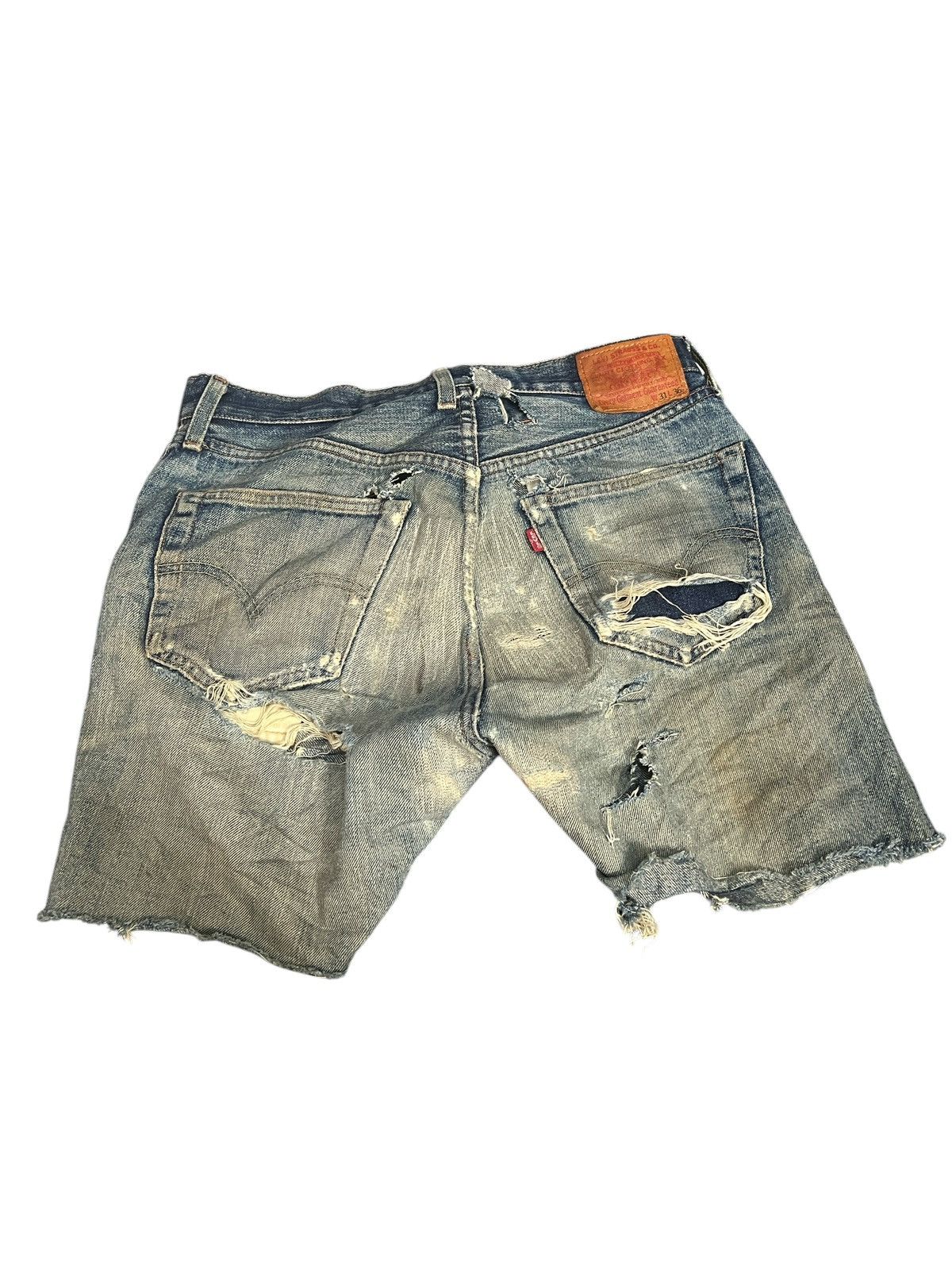 Levi's × Vintage Vintage Big E 90s Distressed Jeans Repro Japan Size US 30 / EU 46 - 2 Thumbnail