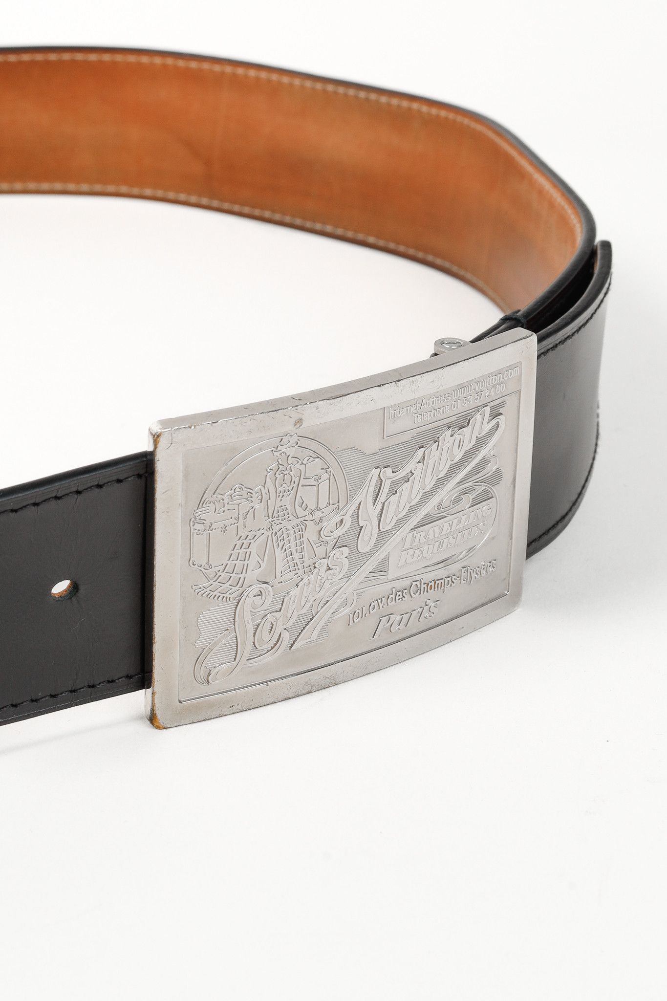 Louis Vuitton Louis Vuitton Travelling Requisites Rectangular-Buckle Belt Size ONE SIZE - 3 Thumbnail