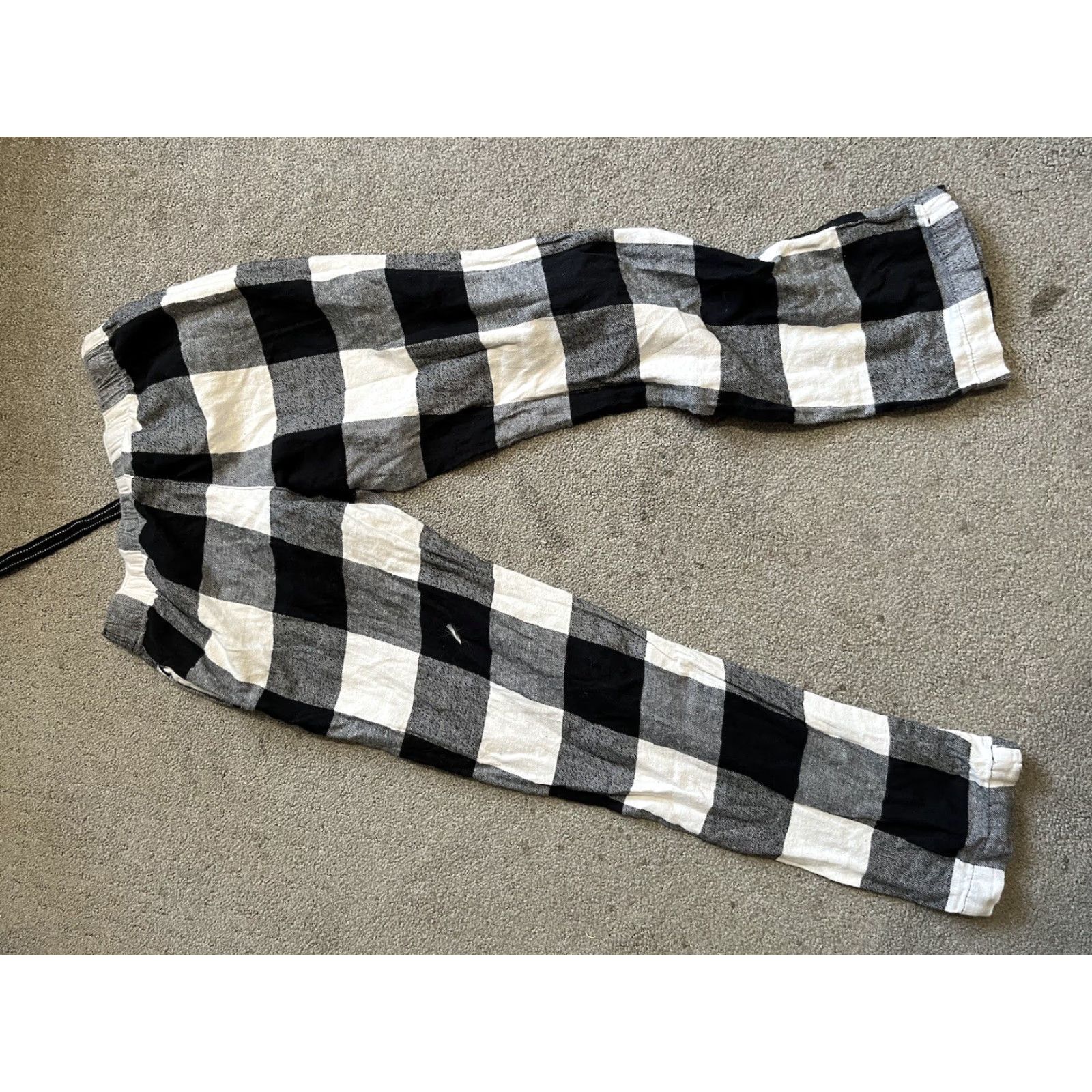 Old Navy Old Navy Womens Lounge Pants Black Buffalo Plaid Comfy XS Match The Fam Size 26" / US 2 / IT 38 - 4 Thumbnail