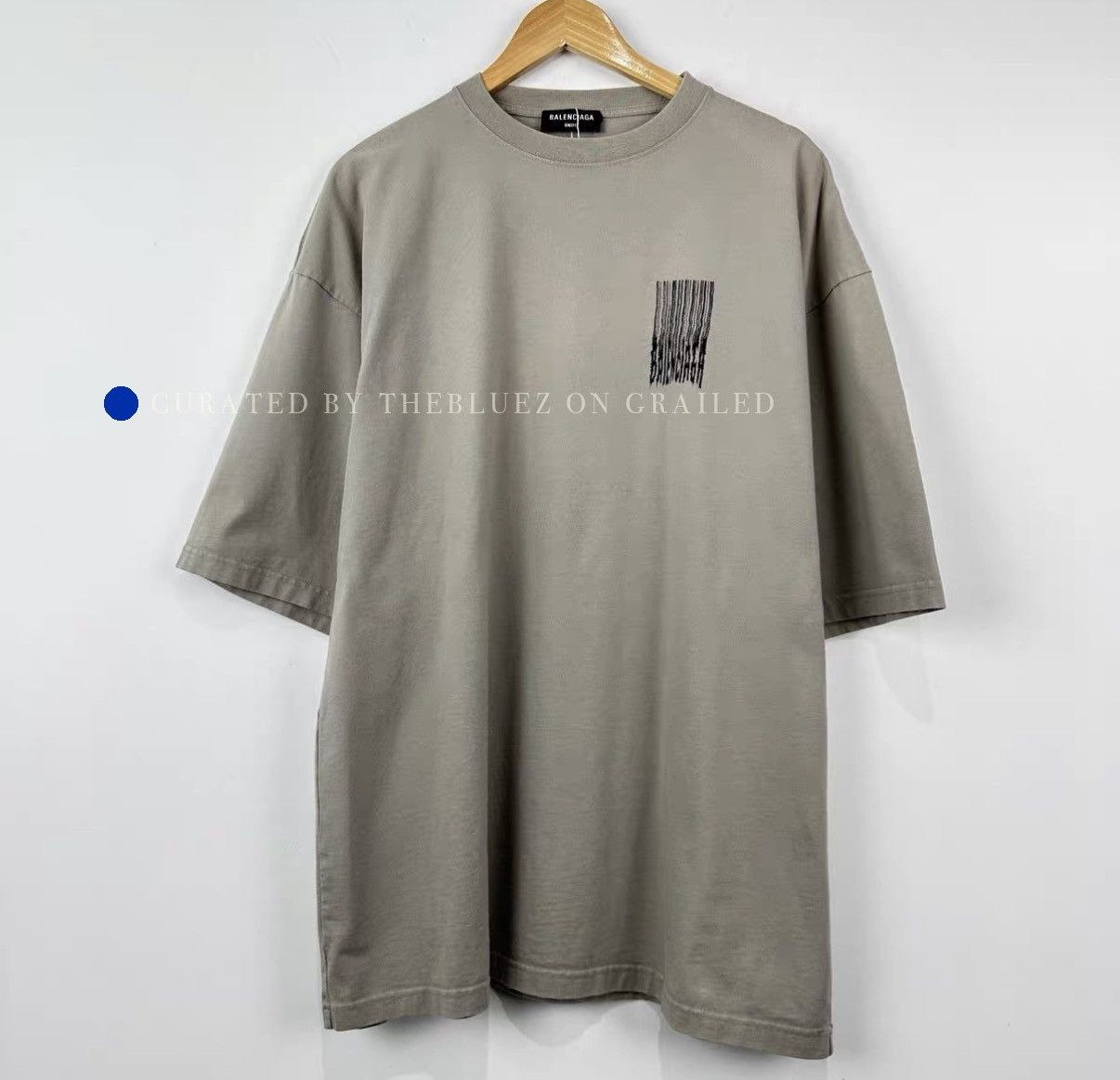 Balenciaga Fringe Waterfall Short Sleeve Tee Size US S / EU 44-46 / 1 - 1 Thumbnail