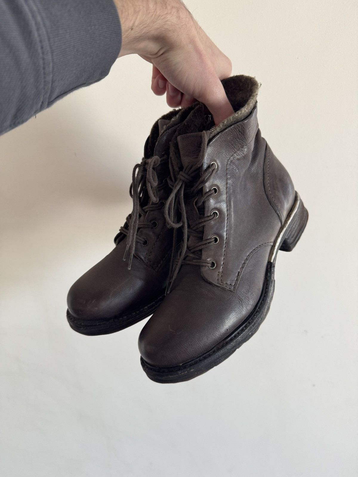 A.S.98 × Vintage AS98 A.S.98 Airstep 37 leather zip biker shoes boots cowboy Size US 7 / IT 37 - 24 Thumbnail
