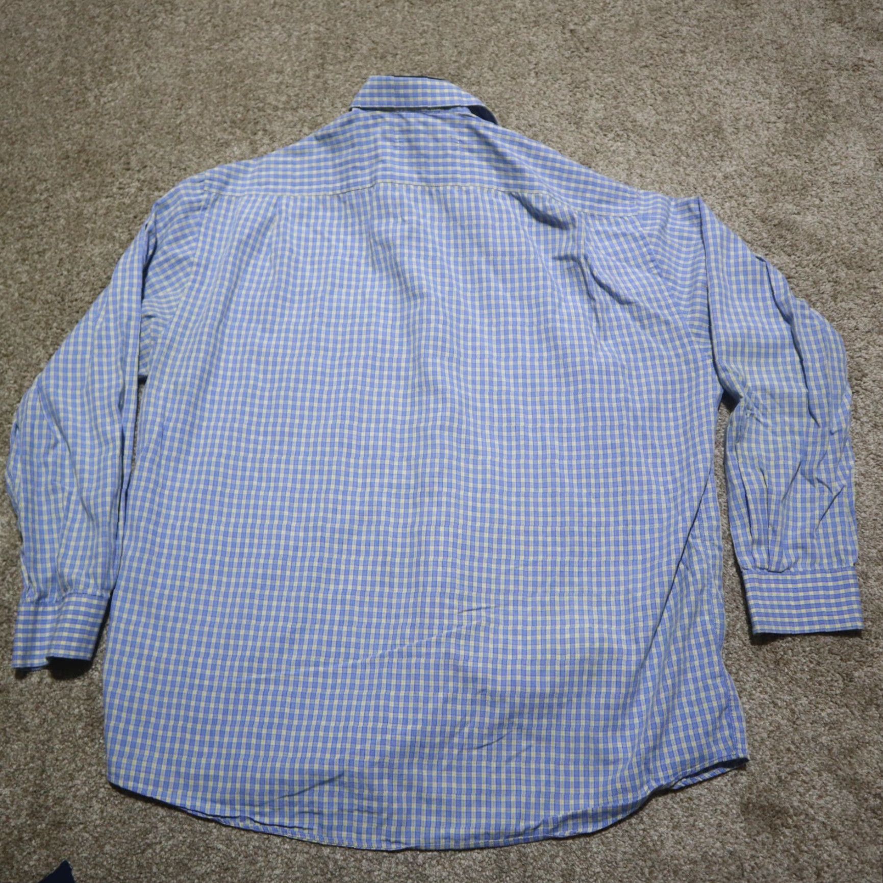 Vintage David Alexander Shirt Men XL Blue Plaid Button Down Long Sleeve Size US XL / EU 56 / 4 - 8 Thumbnail