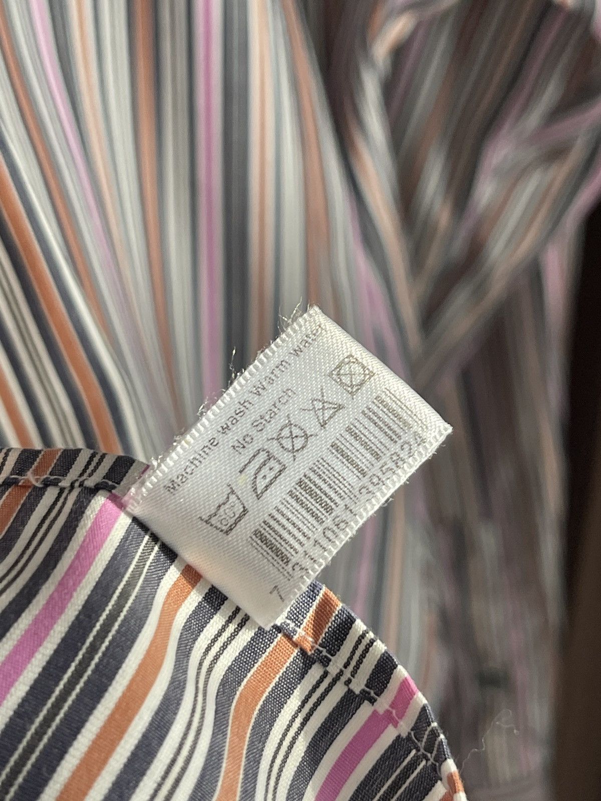 Eton Designer striped eton shirt Size US XXL / EU 58 / 5 - 8 Thumbnail