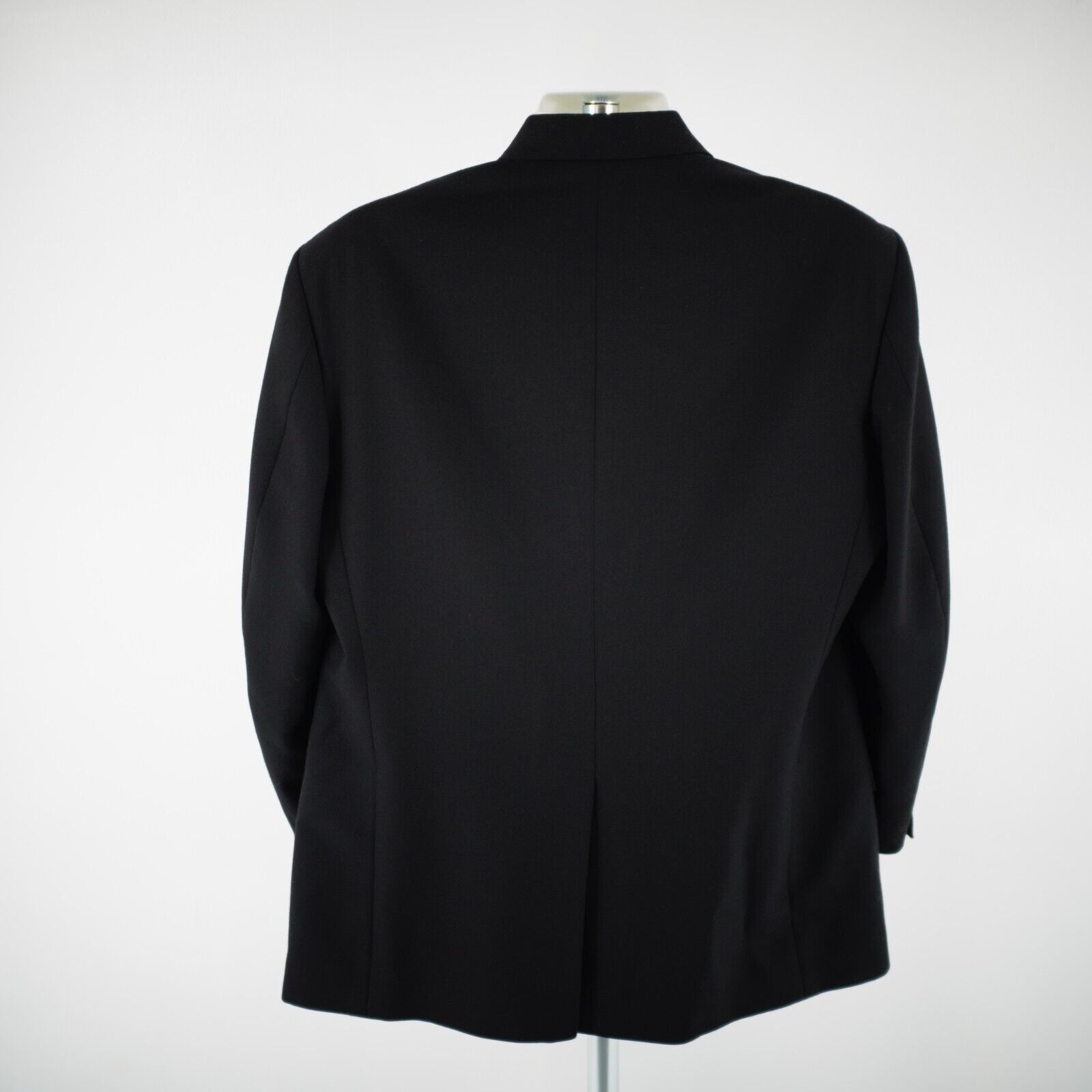 Vintage Wimbledon England Black Wool Polyester 2 Gold Button Blazer Size 44L - 6 Thumbnail