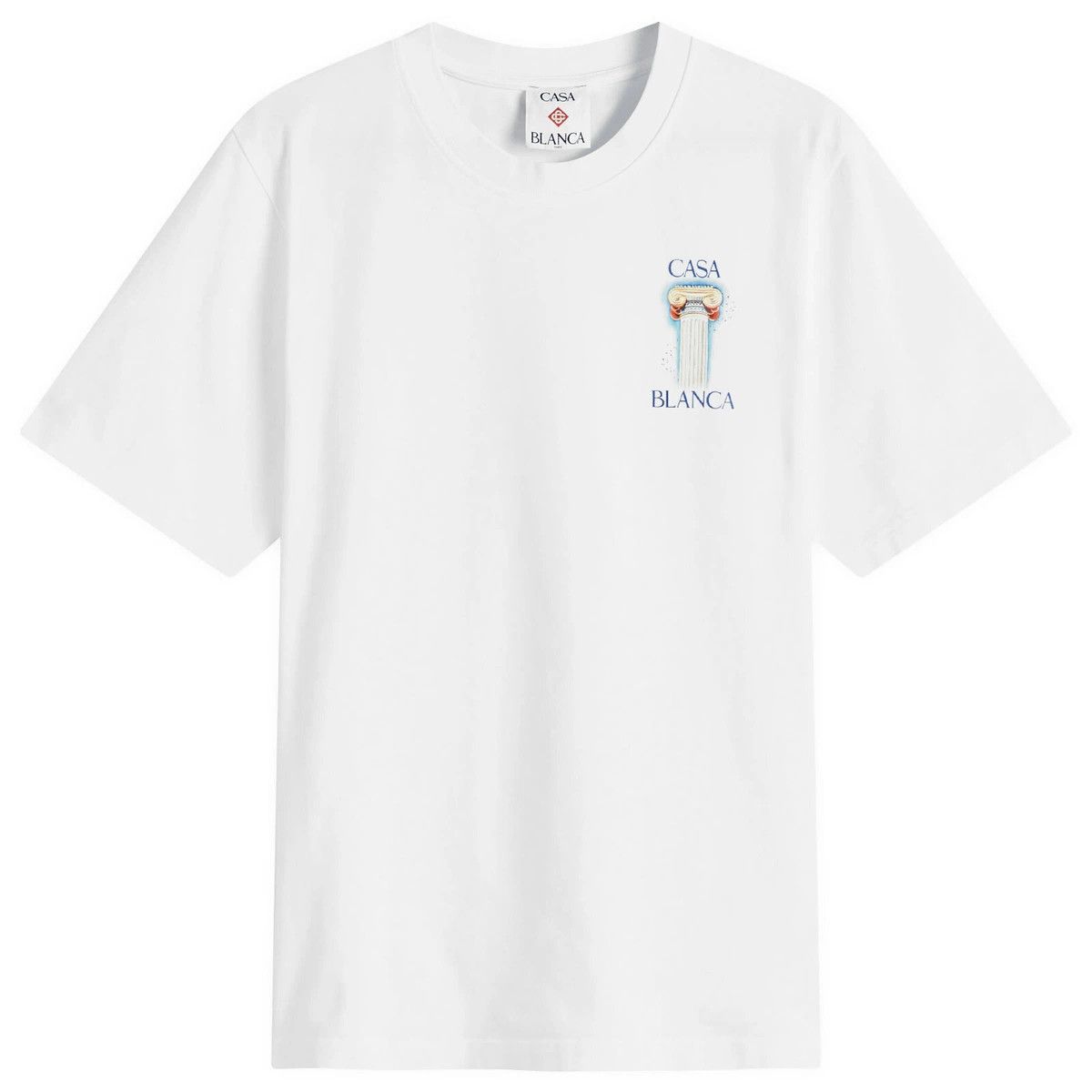 Casablanca o1mle0326 Printed T-Shirt in White Size US XXL / EU 58 / 5 - 1 Thumbnail