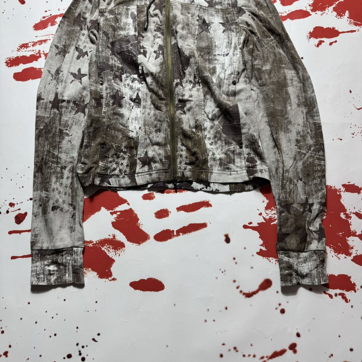 plein sud vintage plain sud zip hoodie full print archive avantgarde Size M / US 6-8 / IT 42-44 - 3 Thumbnail