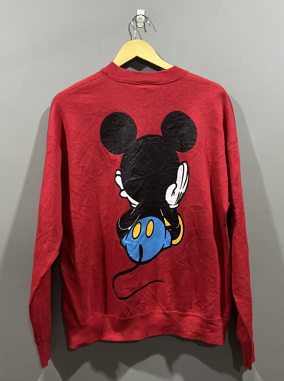 Disney Vintage 90s Disney Mickey Mouse Mirror Print Sweatshirt Size US L / EU 52-54 / 3 - 2 Thumbnail