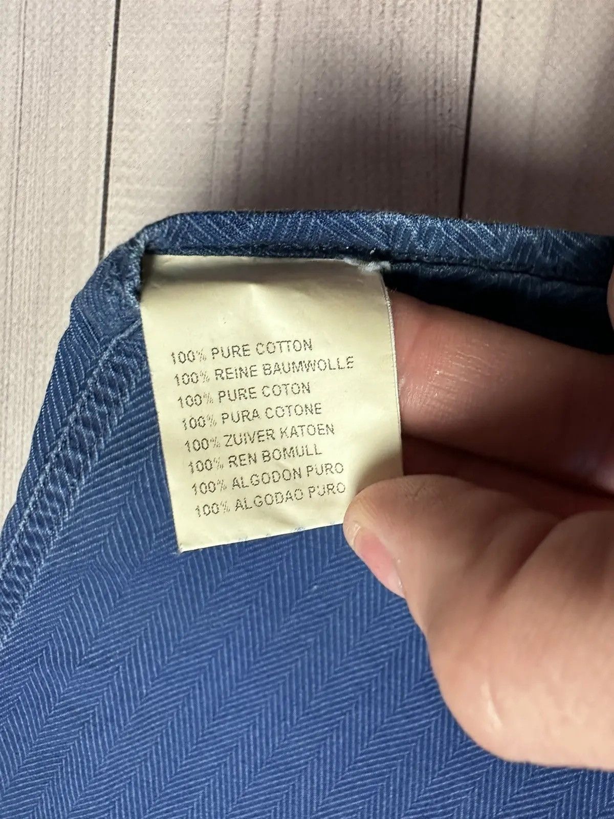Burberry Vintage Burberry's shirt blue denim plaid size XL logo Size US XL / EU 56 / 4 - 8 Thumbnail