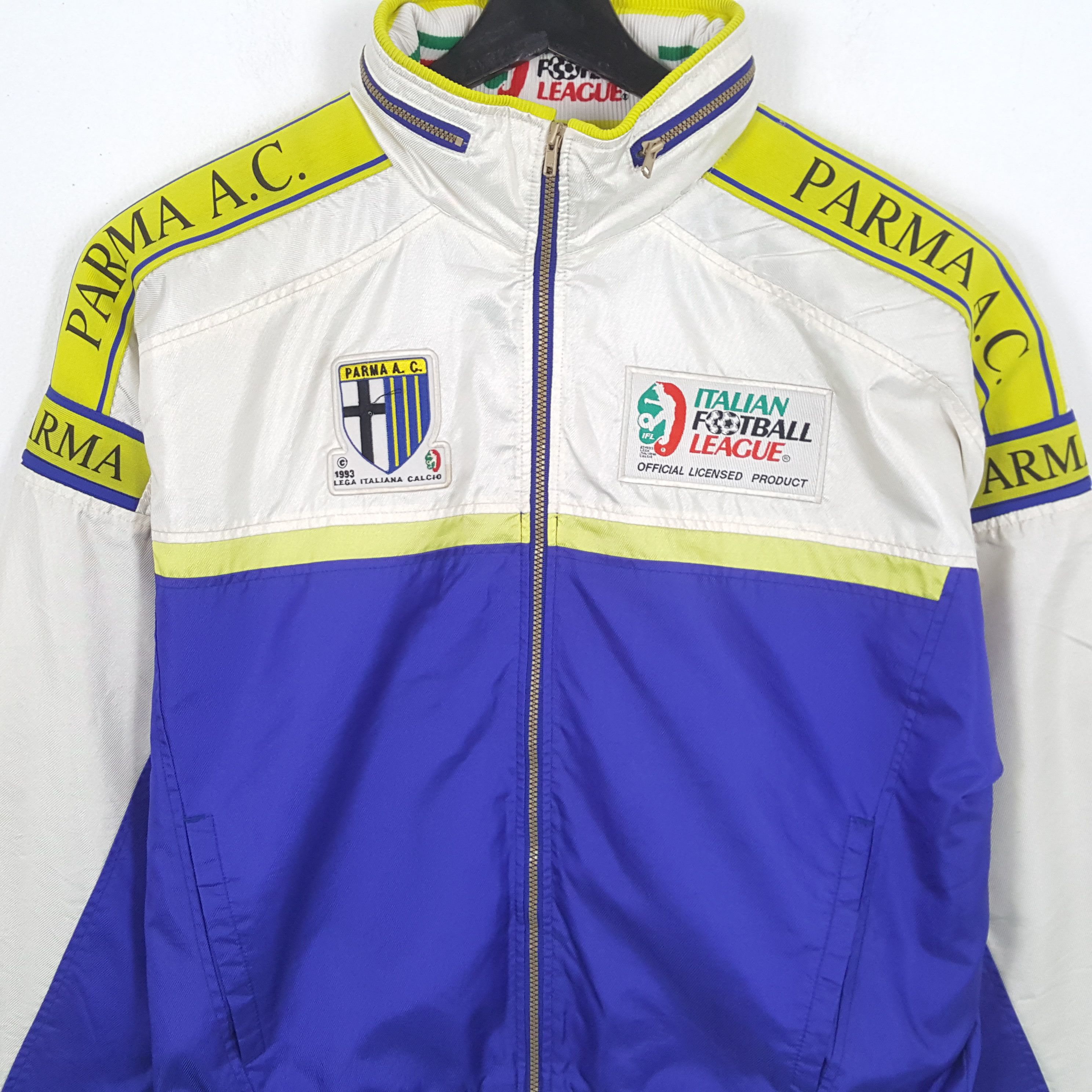 Vintage PARMA ITALIAN LEAGUE Football Club Jacket Size US L / EU 52-54 / 3 - 4 Thumbnail