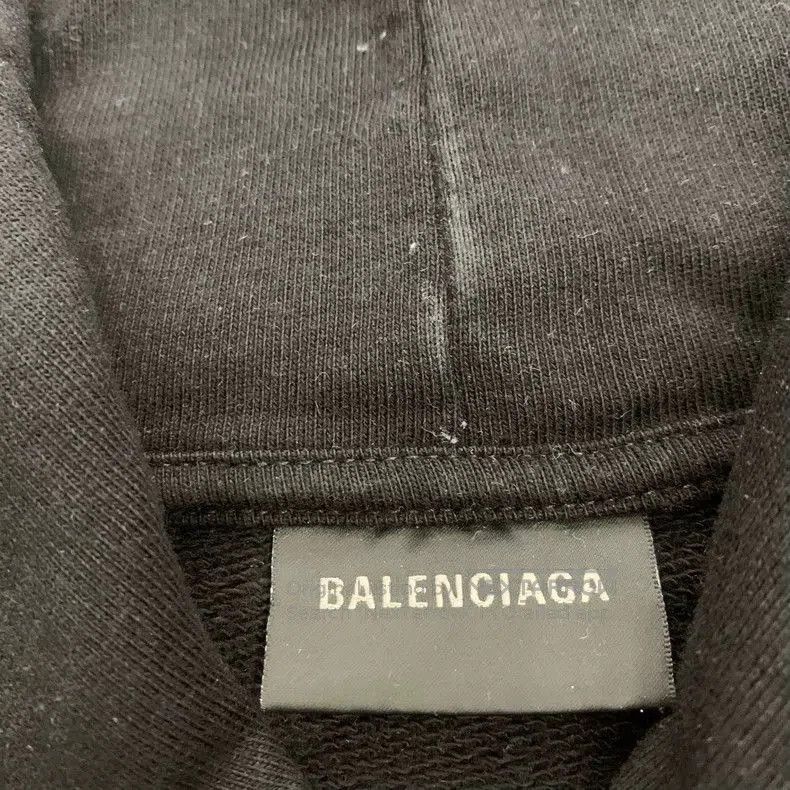 Balenciaga Balenciaga Black Blur Logo Hoodie. Size US S / EU 44-46 / 1 - 4 Thumbnail