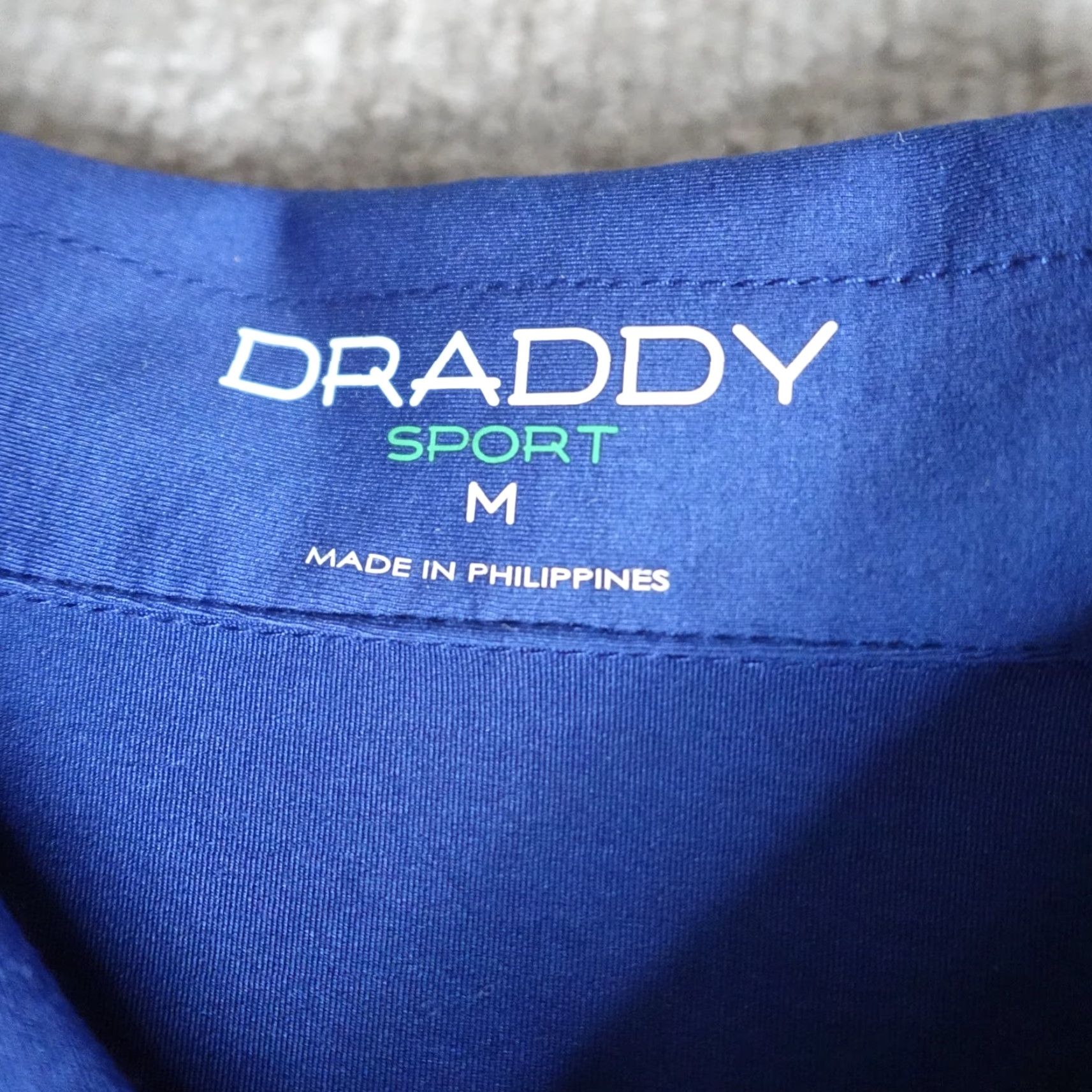 Vintage B. Draddy Polo Shirt M Blue Solid Long Sleeve Washington Country Club Mens Golf Size US M / EU 48-50 / 2 - 3 Thumbnail