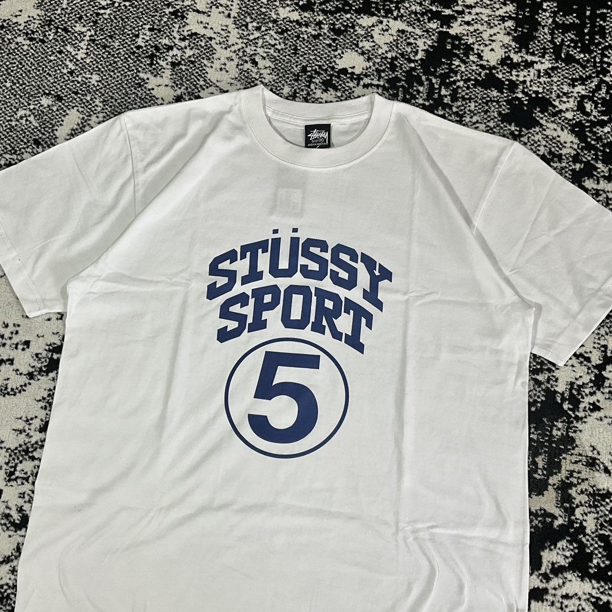 Other STUSSY 5 SPORT TEE WHITE - M Size US M / EU 48-50 / 2 - 1 Thumbnail