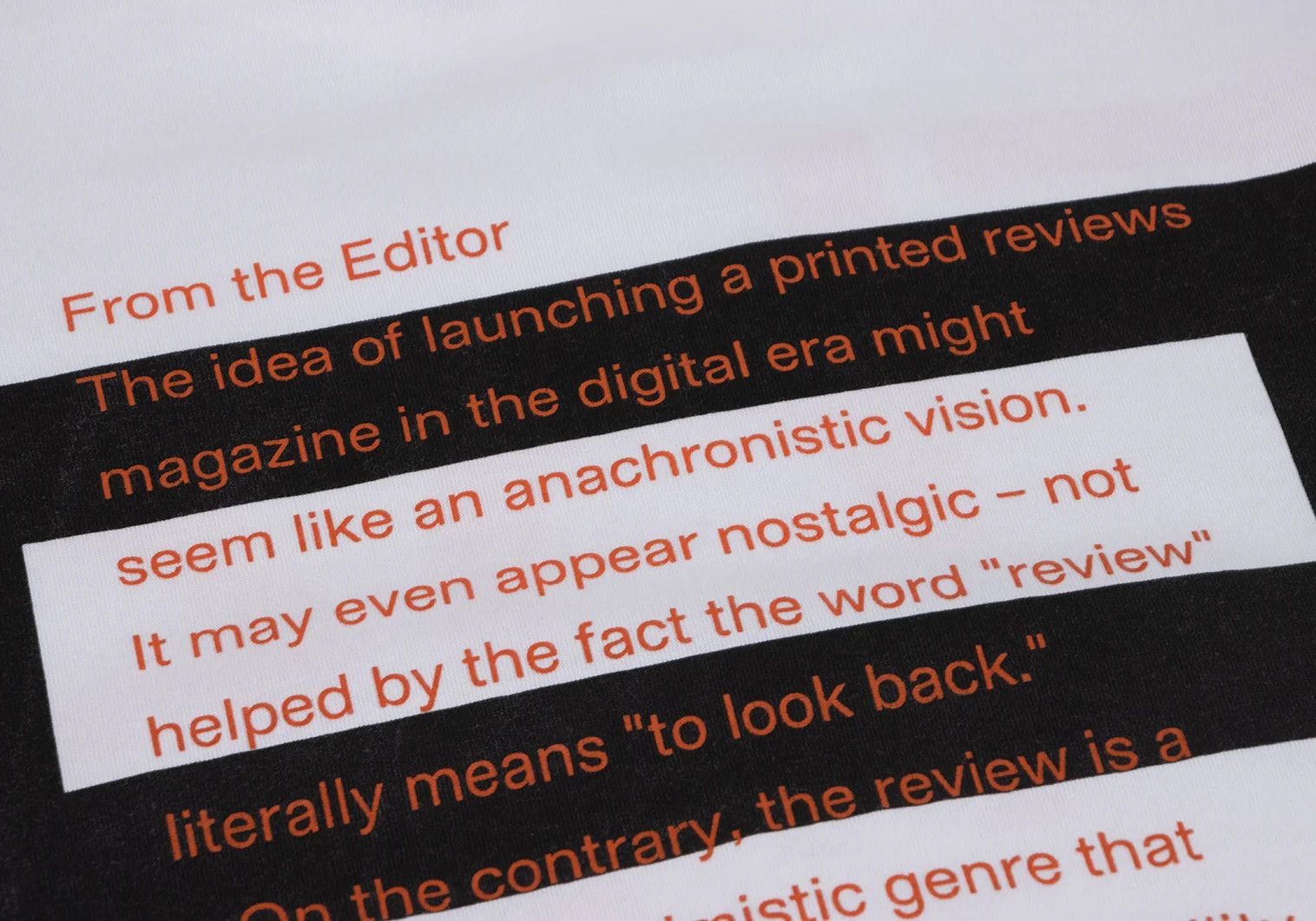 Junya Watanabe Printed T-Shirt in Black, White, and Orange, Size M Size US M / EU 48-50 / 2 - 13 Thumbnail