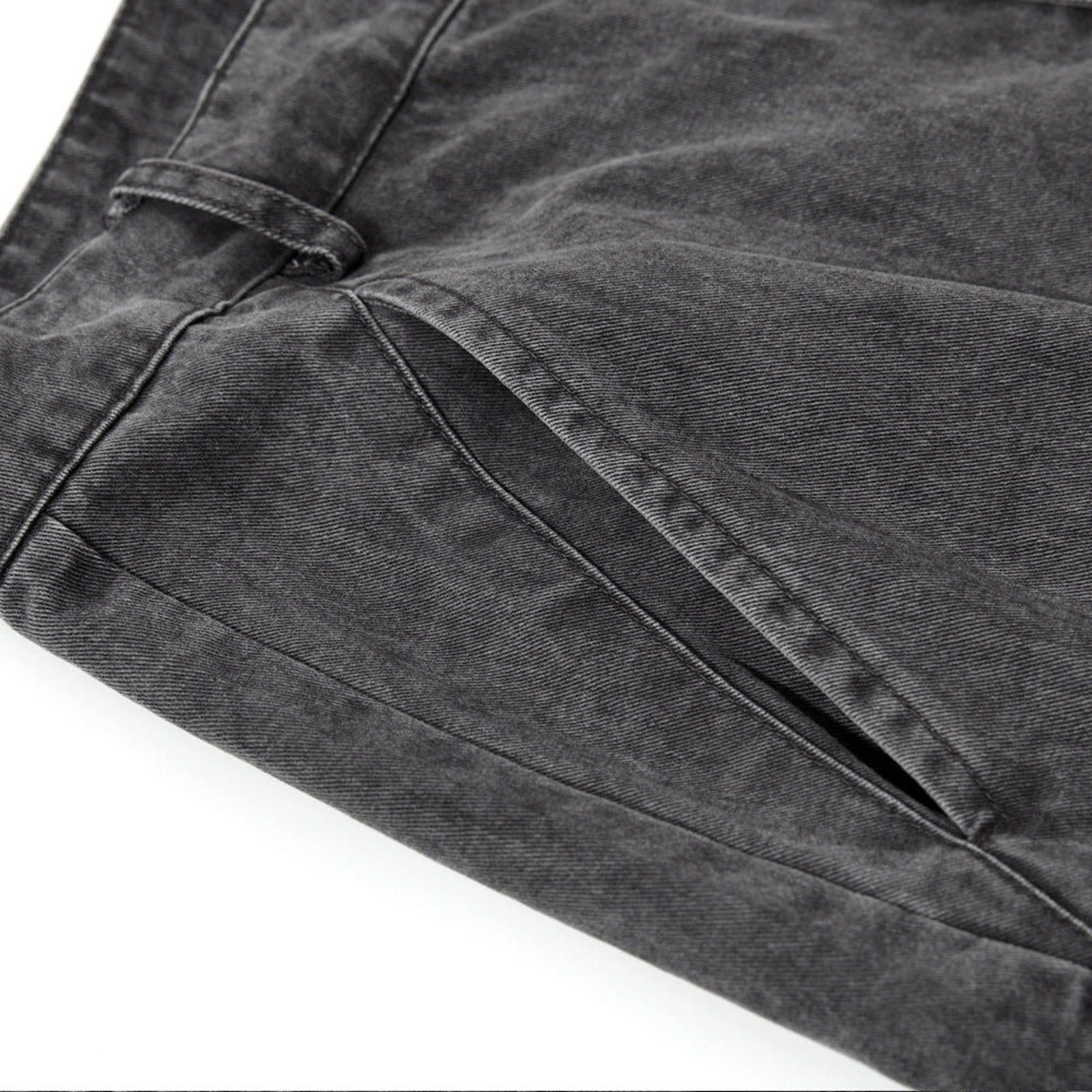 Japanese Brand Black Wide Leg Cargo Pants, Loose Fit Utility Trousers Size US 32 / EU 48 - 3 Thumbnail