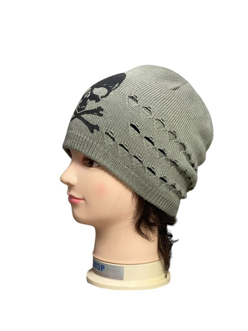 Japanese Brand Reversible Skull Beanie Mastermind Inspired Size ONE SIZE - 3 Thumbnail