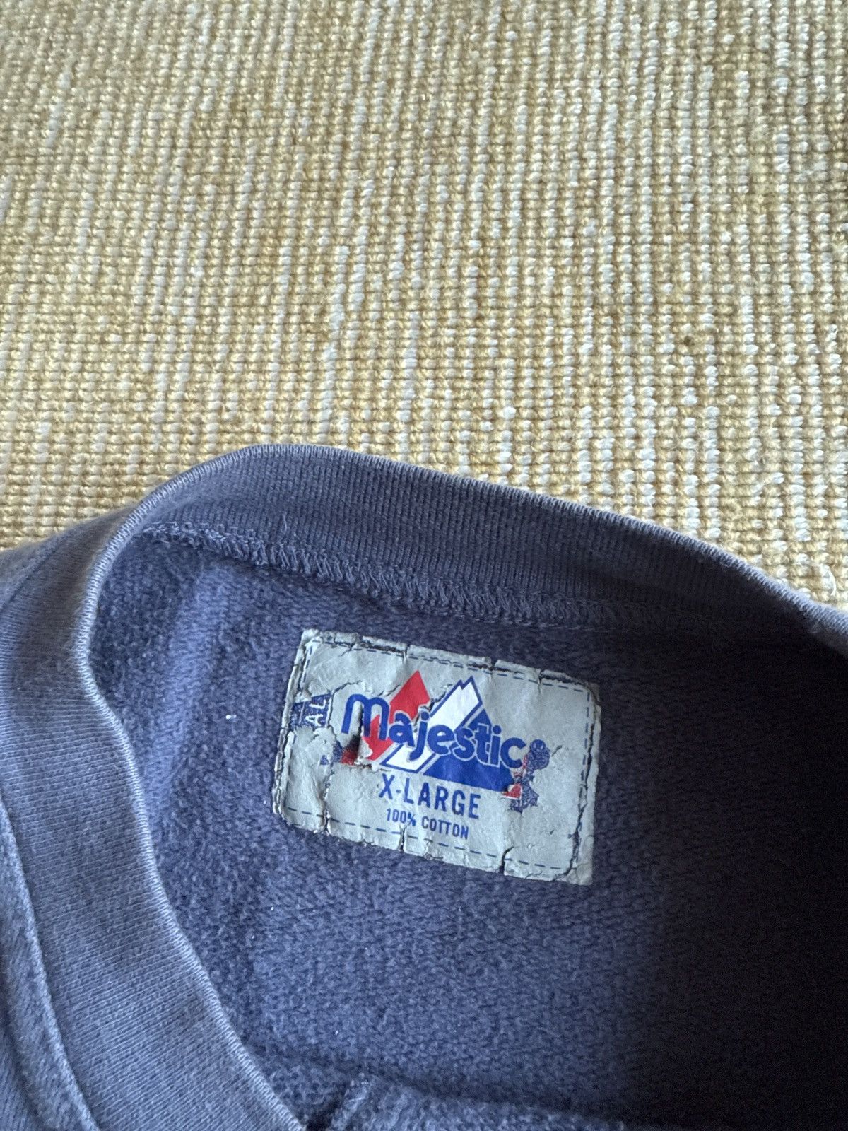 Majestic VINTAGE HOUSTON ASTROS SWEATER Size US XL / EU 56 / 4 - 2 Thumbnail