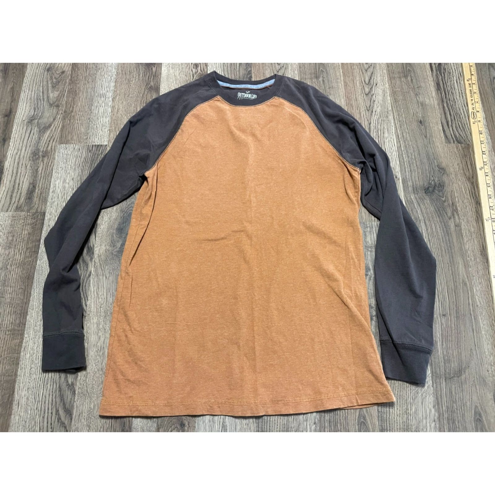 Alife Outdoor Life Shirt Women's Size Small Brown Orange Black Long Sleeve Womens Size S / US 4 / IT 40 - 2 Thumbnail