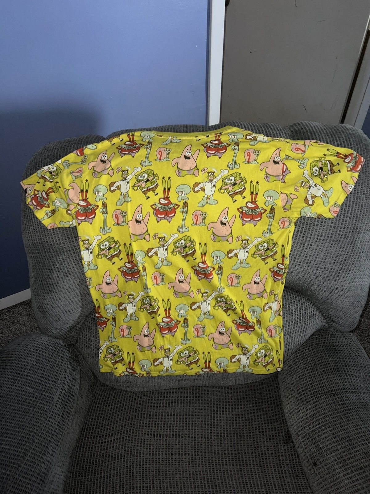 Nickelodeon Nickelodeon SpongeBob SquarePants All-Over Tee Size US L / EU 52-54 / 3 - 3 Thumbnail