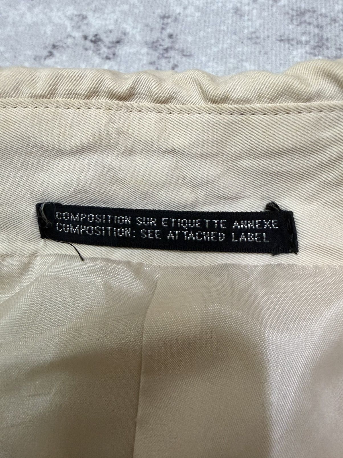Vintage Ined composition see attached label Trenche Coat Long Jacket Size S / US 4 / IT 40 - 9 Thumbnail