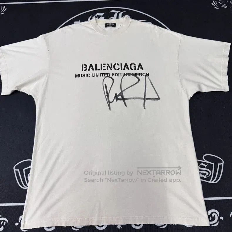 Balenciaga Balenciaga x RuPaul Beige Limited Tee. Size US XL / EU 56 / 4 - 1 Thumbnail