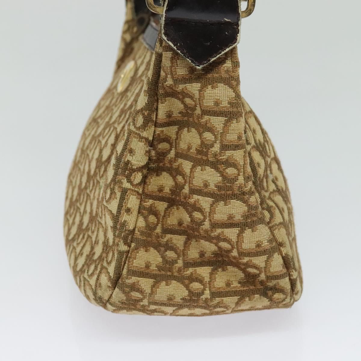 Dior DIOR Trotter Canvas Shoulder Bag Brown Gold Size ONE SIZE - 5 Thumbnail