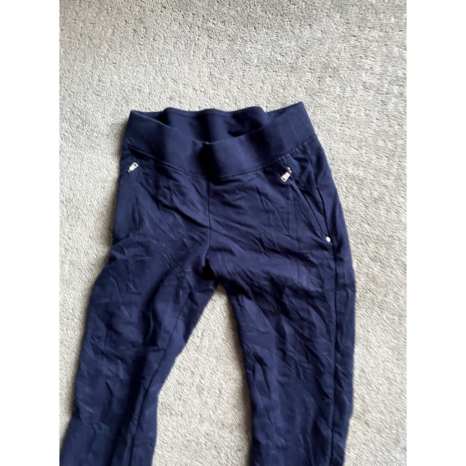 Ralph Lauren Lauren Ralph Lauren Active Sweatpants Womens Small Blue Pocket Pockets Drawstring Pull On Size 28" / US 6 / IT 42 - 2 Thumbnail