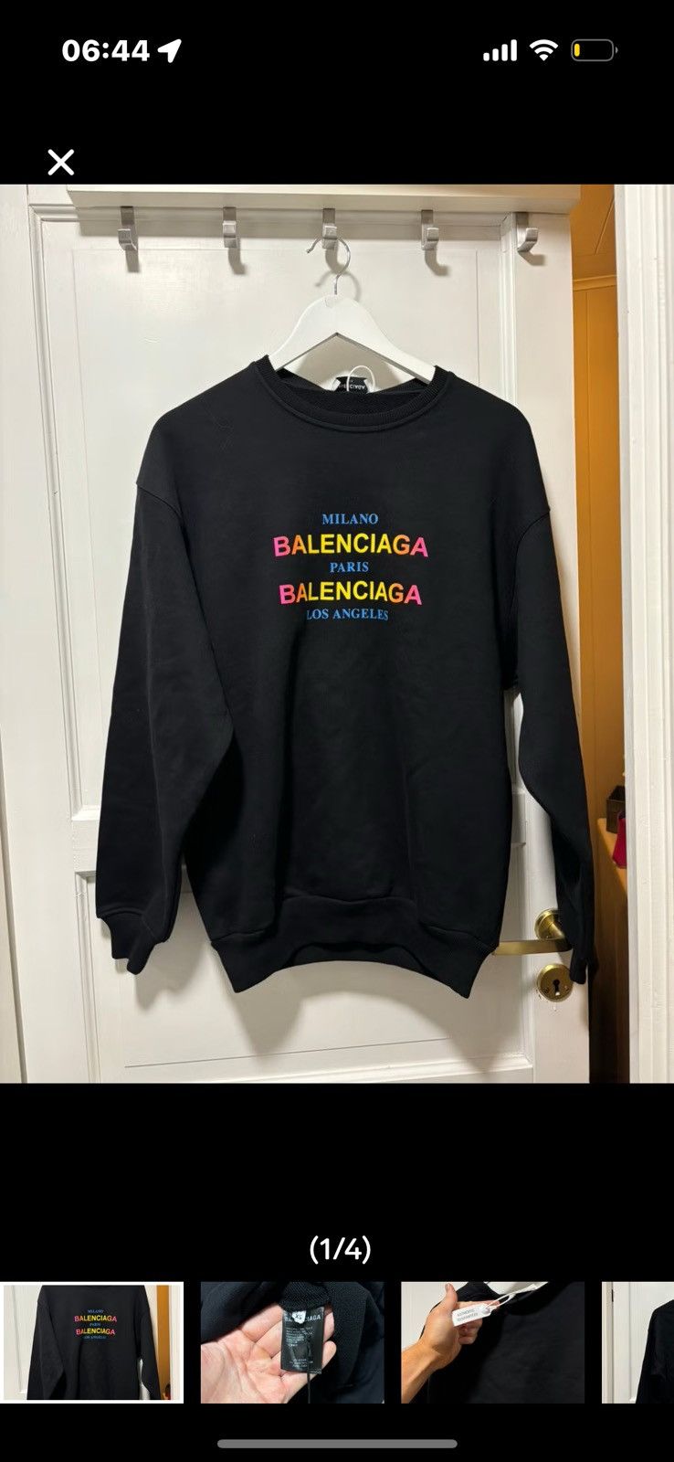 Balenciaga Balenciaga cites crewneck( Size US M / EU 48-50 / 2 - 1 Thumbnail