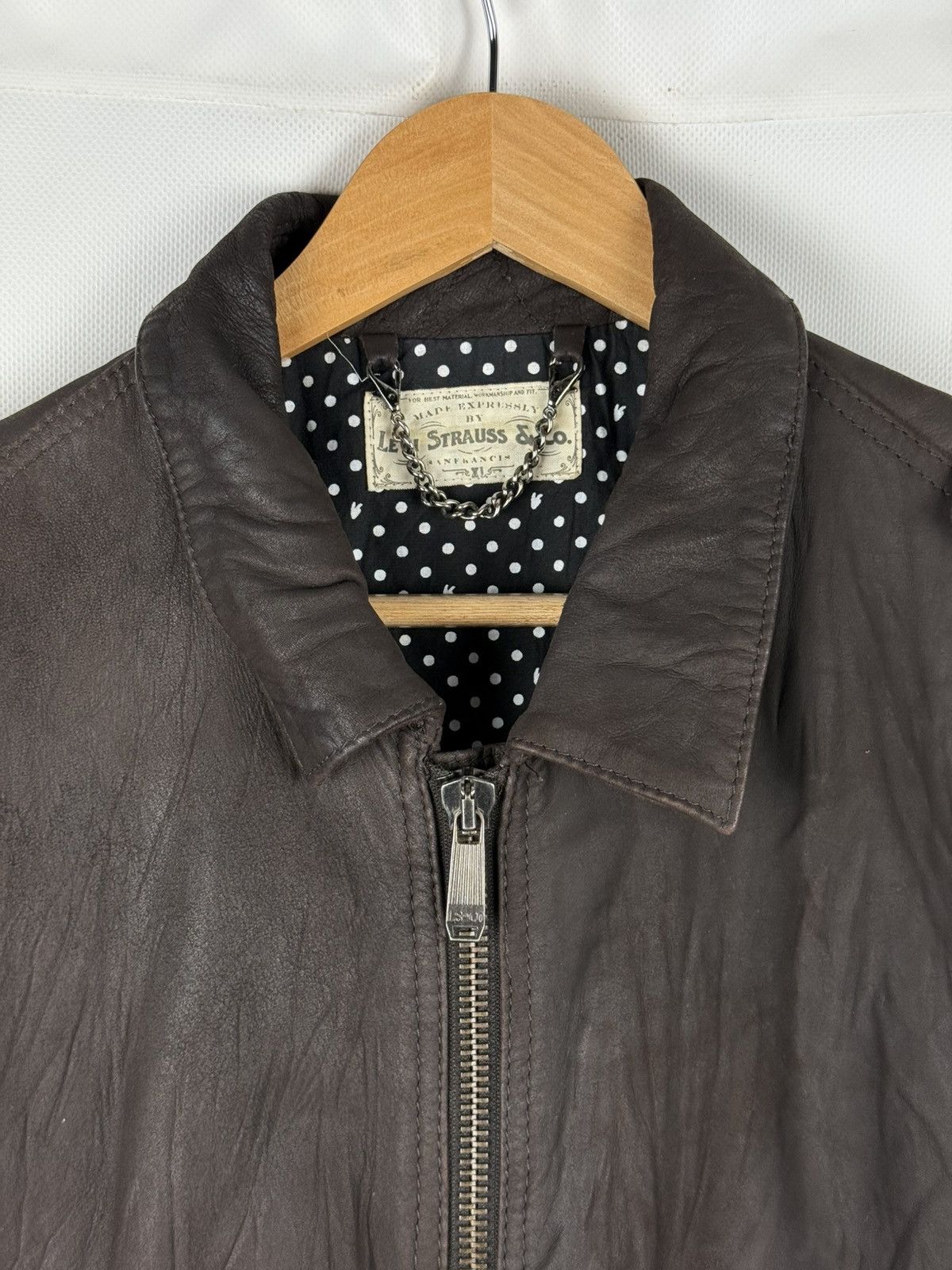 Levi's Levi’s Type A-2 Men’s Flight Leather Bomber Jacket Size XL Size US XL / EU 56 / 4 - 6 Thumbnail