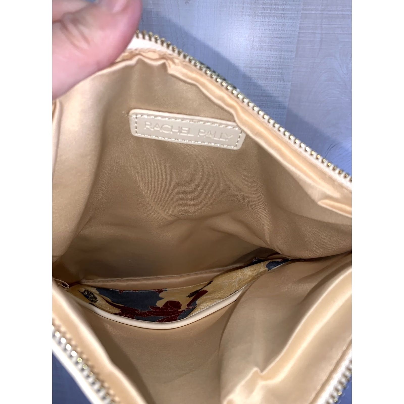 Rachel Pally Rachel Pally Flaral Canvas Faux Leather Fold Clutch Bag-6293 Multicolor Floral Small Women Pouch Zip Clutch Womens Size ONE SIZE - 5 Thumbnail
