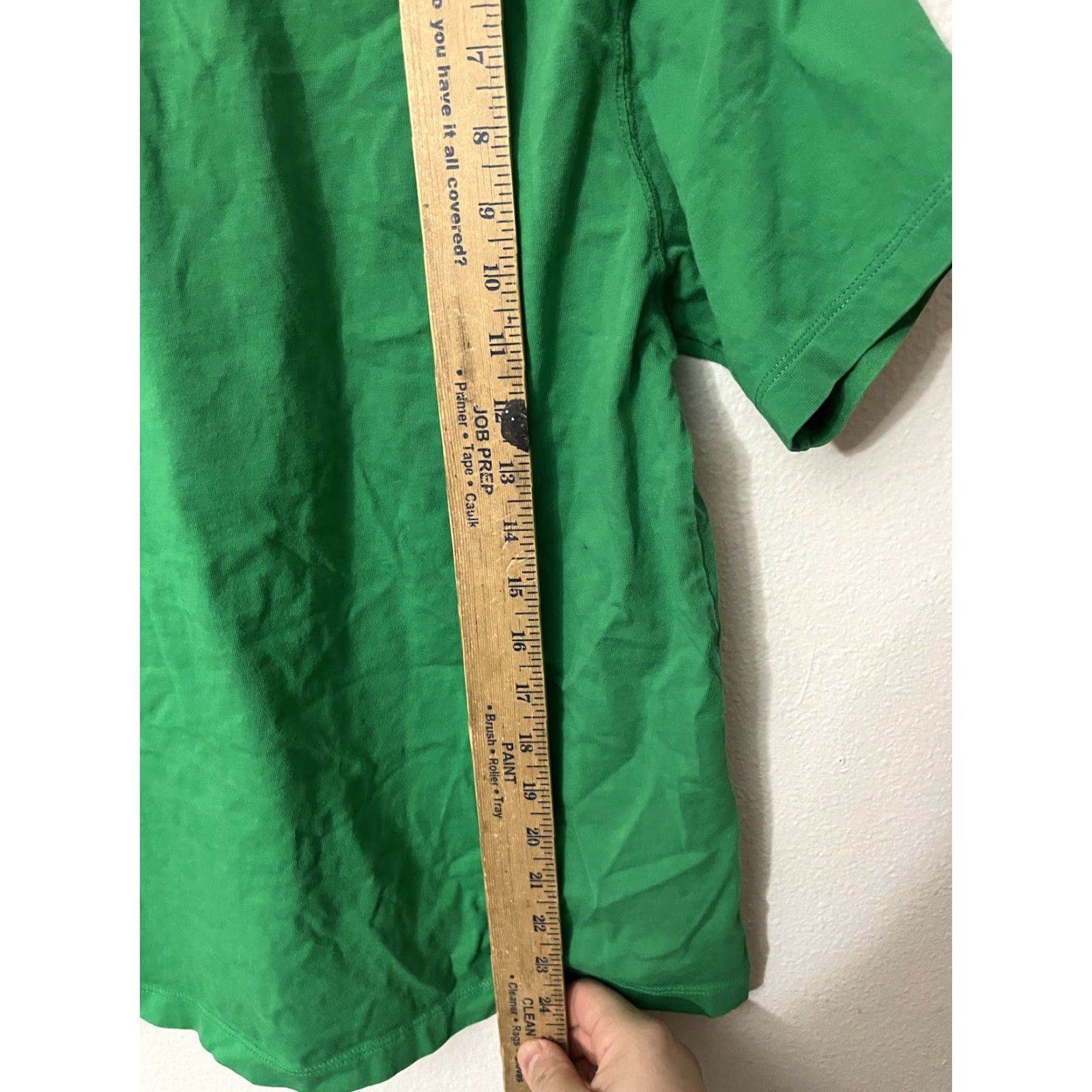 Essentials Essentials Women's Green T-Shirt Crew Neck Size M Casual 100% Cotton Short Sleeve Metal Size M / US 6-8 / IT 42-44 - 4 Thumbnail