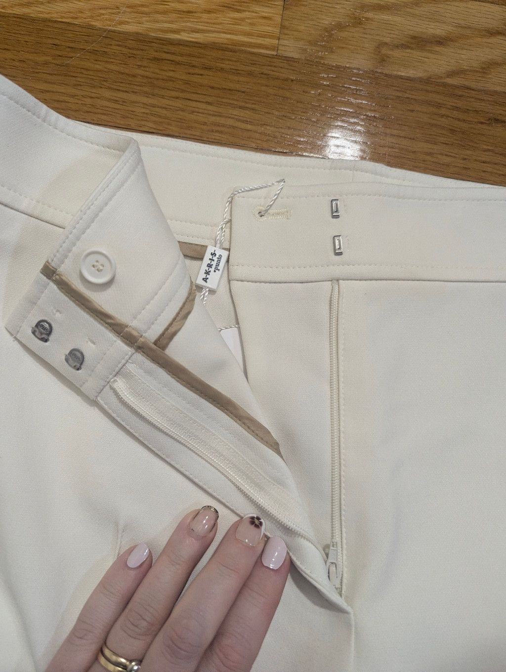 Akris Akris Punto NWT Chieko Cream Kick Flare Crop Trousers Size Size 32" / US 10 / IT 46 - 17 Thumbnail