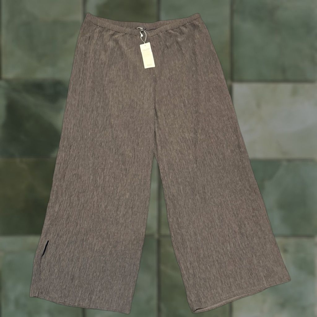 Eileen Fisher EILEEN FISHER Women's Pants Straight Ankle in RYE Size XL Retail 88 NWT Size 40" / US 18 - 1 Thumbnail