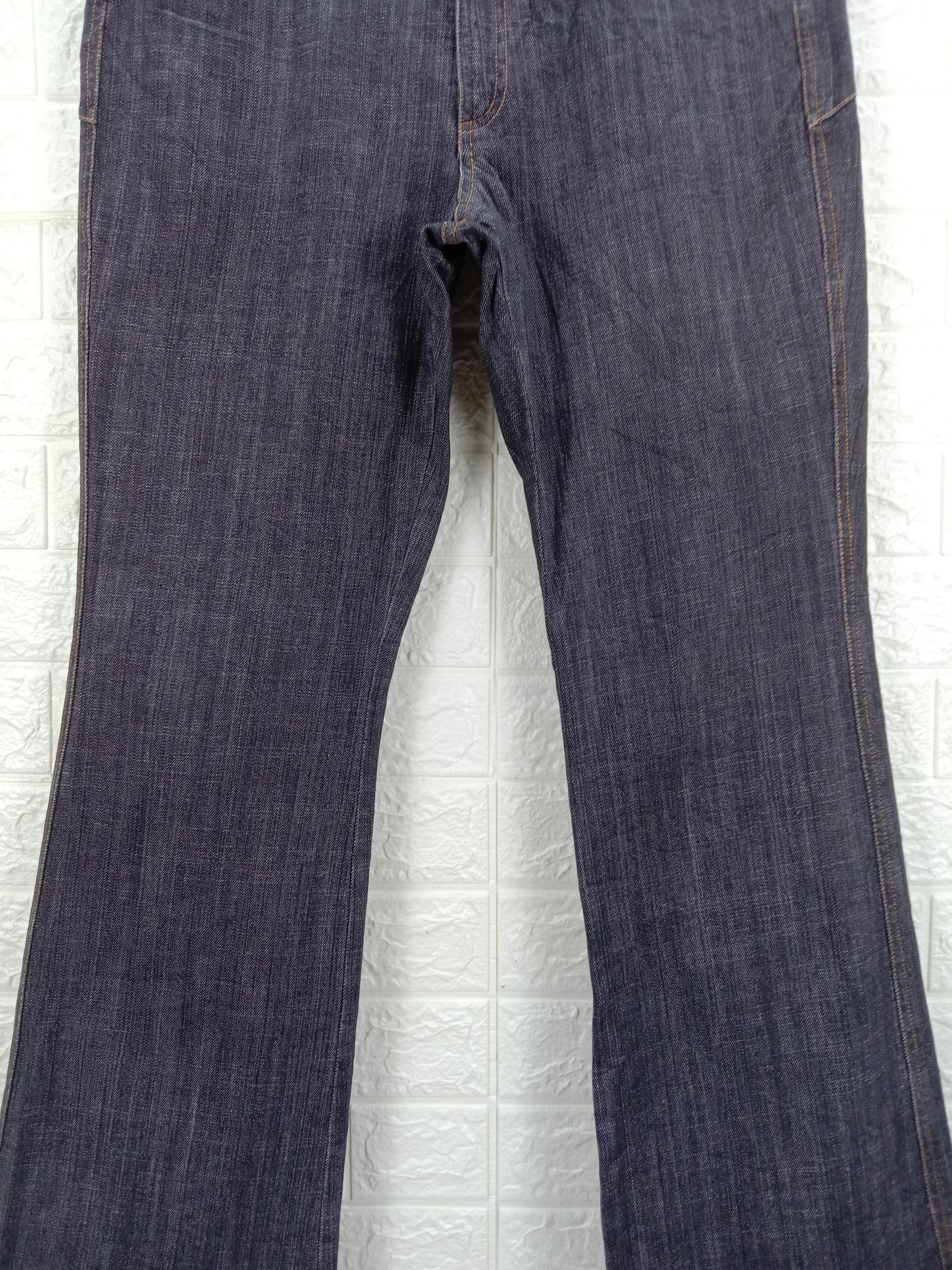 Japanese Brand Vintage Allure de Elle Faded Black Boot cut Flare Jeans Size 33" - 3 Thumbnail