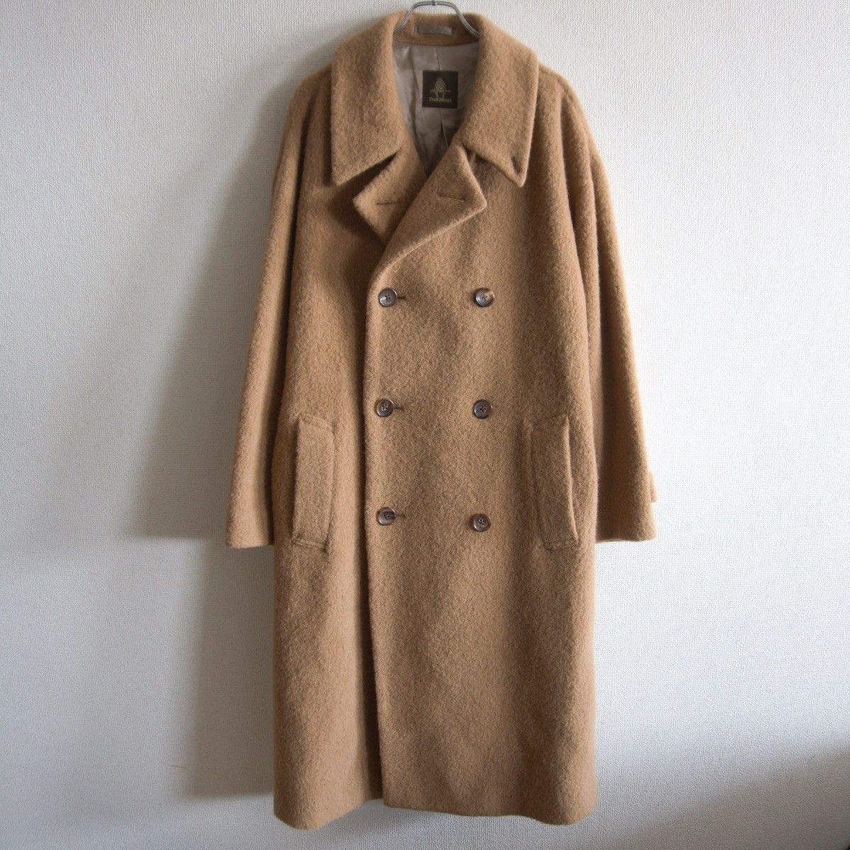 Paul Stuart Paul Stuart Alpaca Double-Breasted Coat Brown Size 48 Size US M / EU 48-50 / 2 - 1 Thumbnail