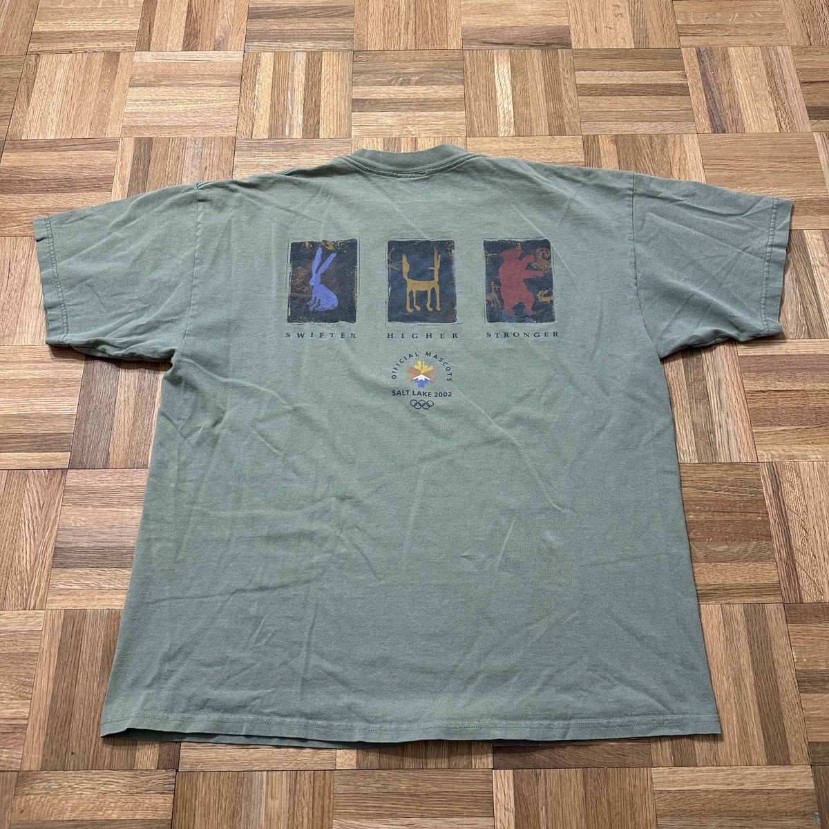 USA Olympics Vintage Salt Lake City 2002 Olympics Mascots tee Size US XL / EU 56 / 4 - 1 Thumbnail