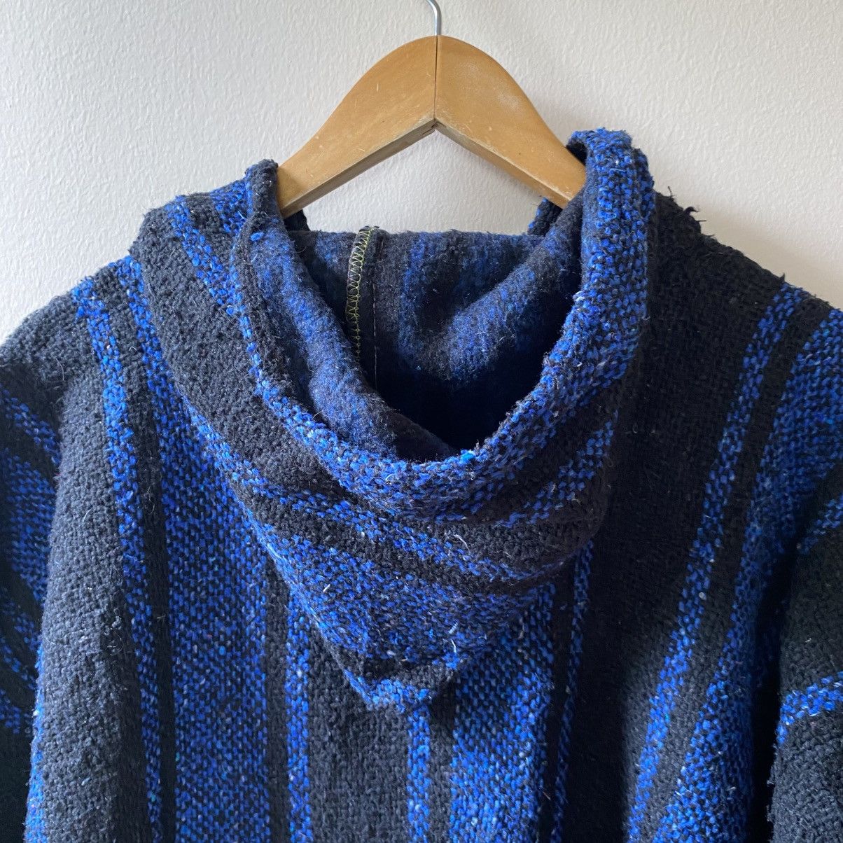 Vintage Blue Striped Baja Hoodie Pullover Size US M / EU 48-50 / 2 - 15 Thumbnail