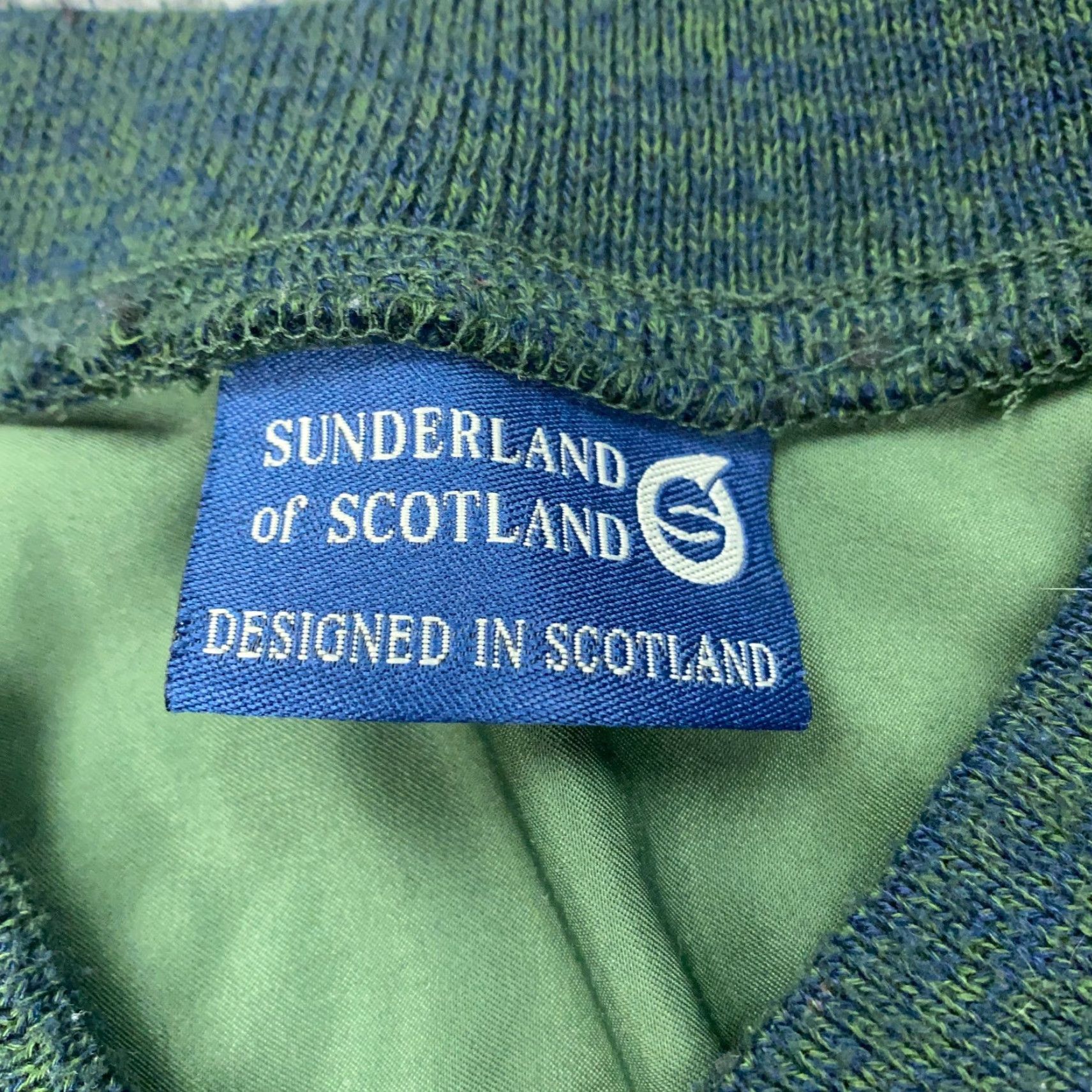 Vintage Sunderland of Scotland Mens Golf Pullover XXL Green Windbreaker Embroidered Shirt Size US XXL / EU 58 / 5 - 3 Thumbnail