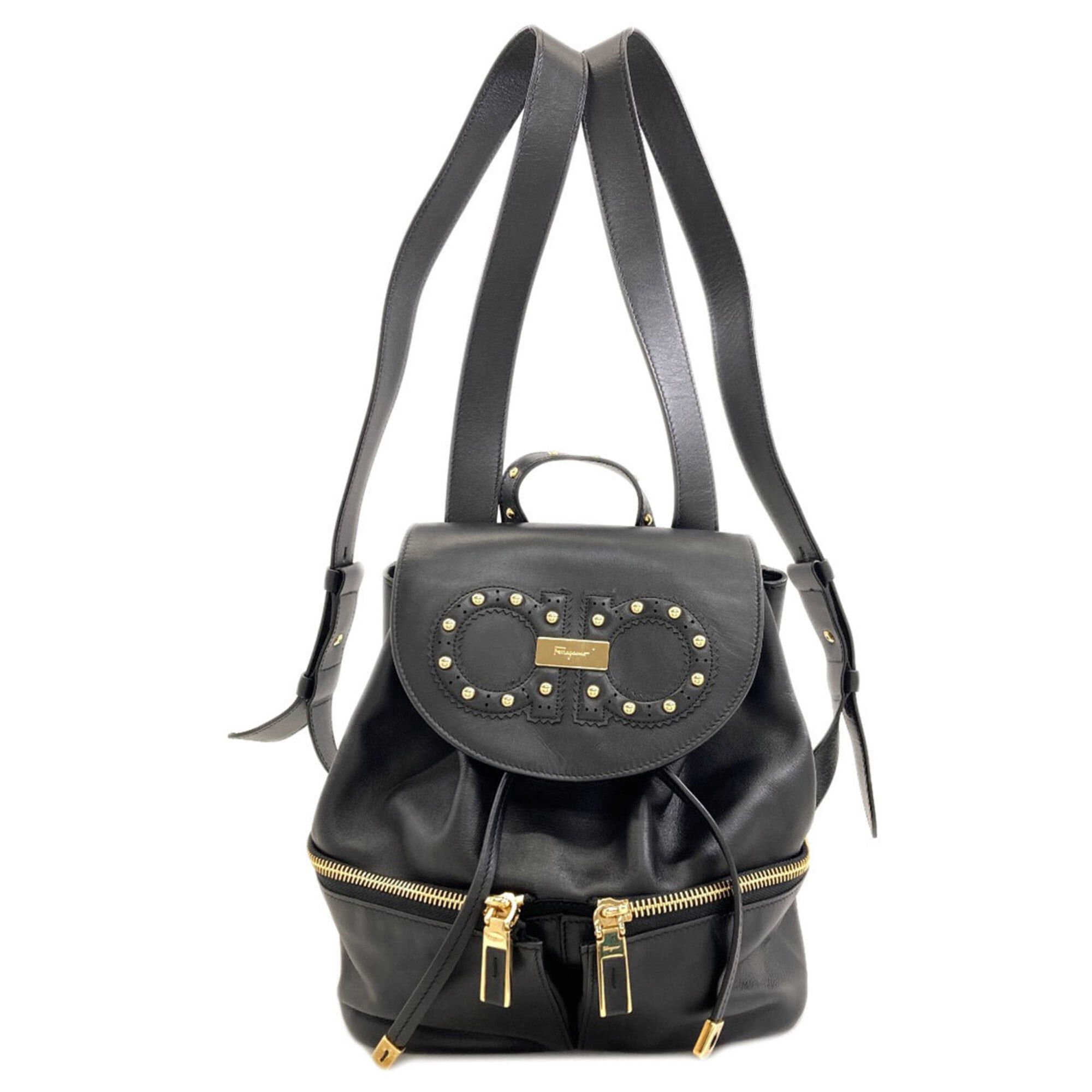 Salvatore Ferragamo Salvatore Ferragamo Vala Backpack Patent  display picture 2
