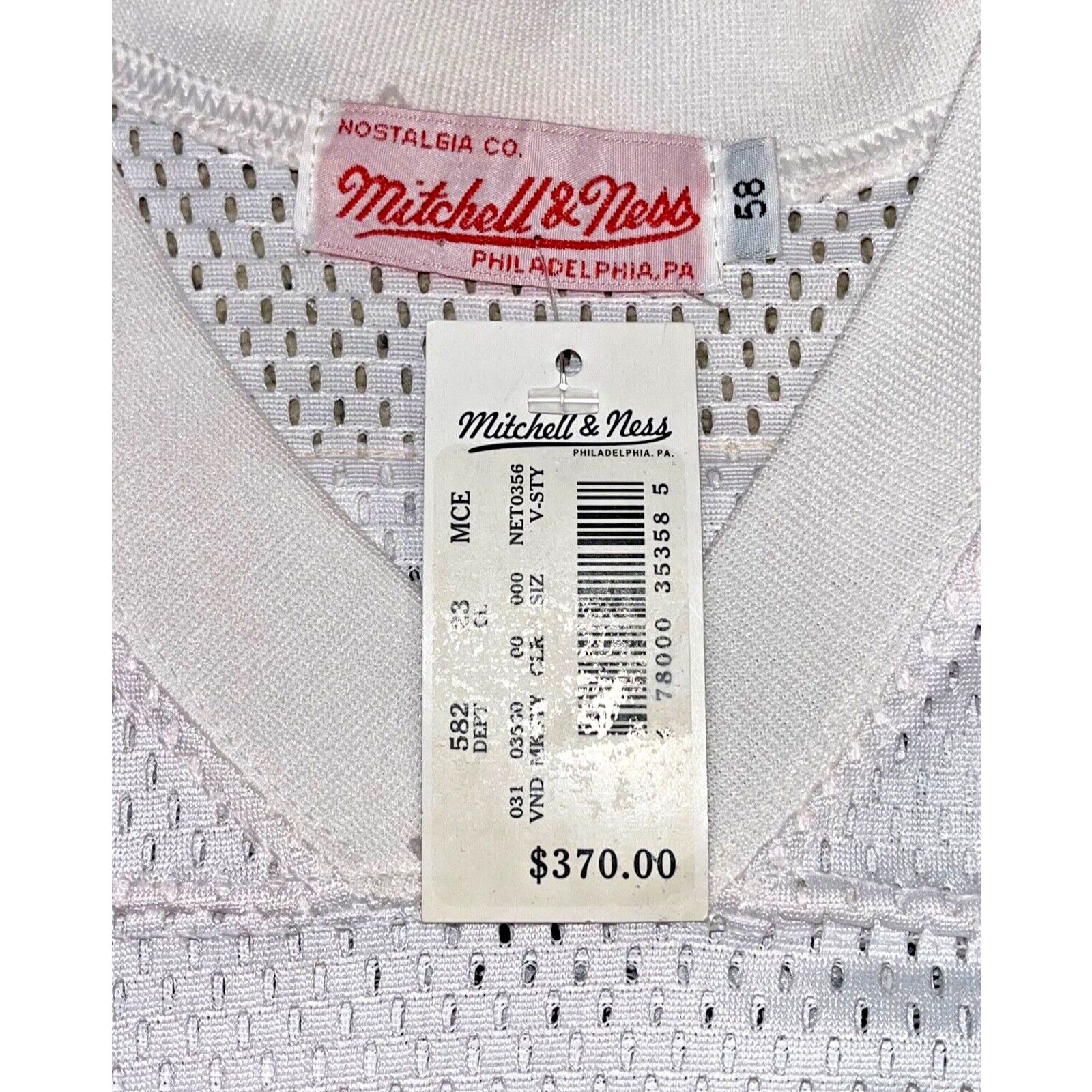 Mitchell & Ness Cincinnati Bengals Boomer Esiason Mitchell & Ness Jersey 58 Size US XXL / EU 58 / 5 - 7 Thumbnail